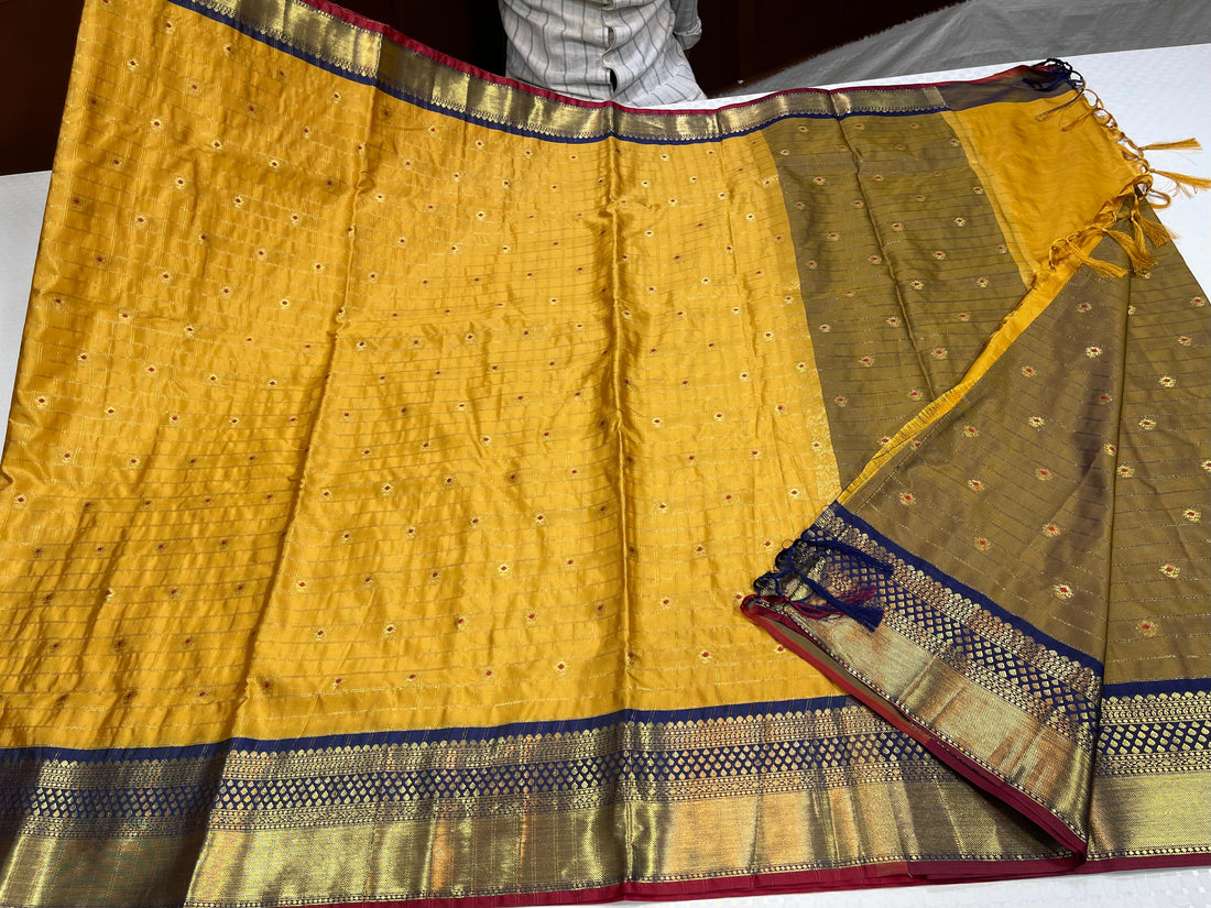 Semi Kanchipattu Sarees