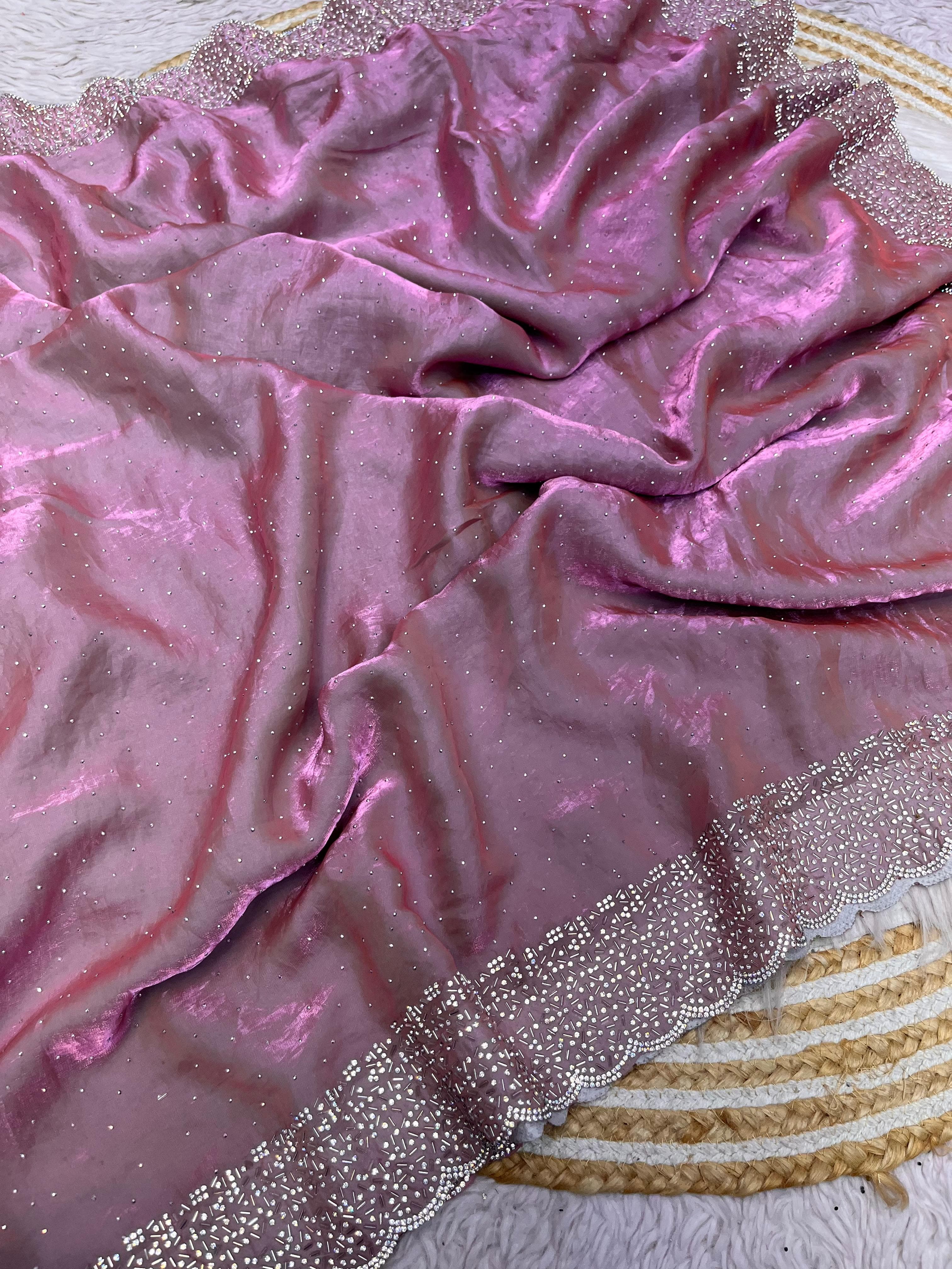 Pure Soft Space Silk Sarees in 20+ Colors