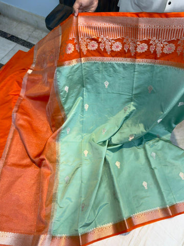Banarasi Dyble Katan Soft Silk Saree