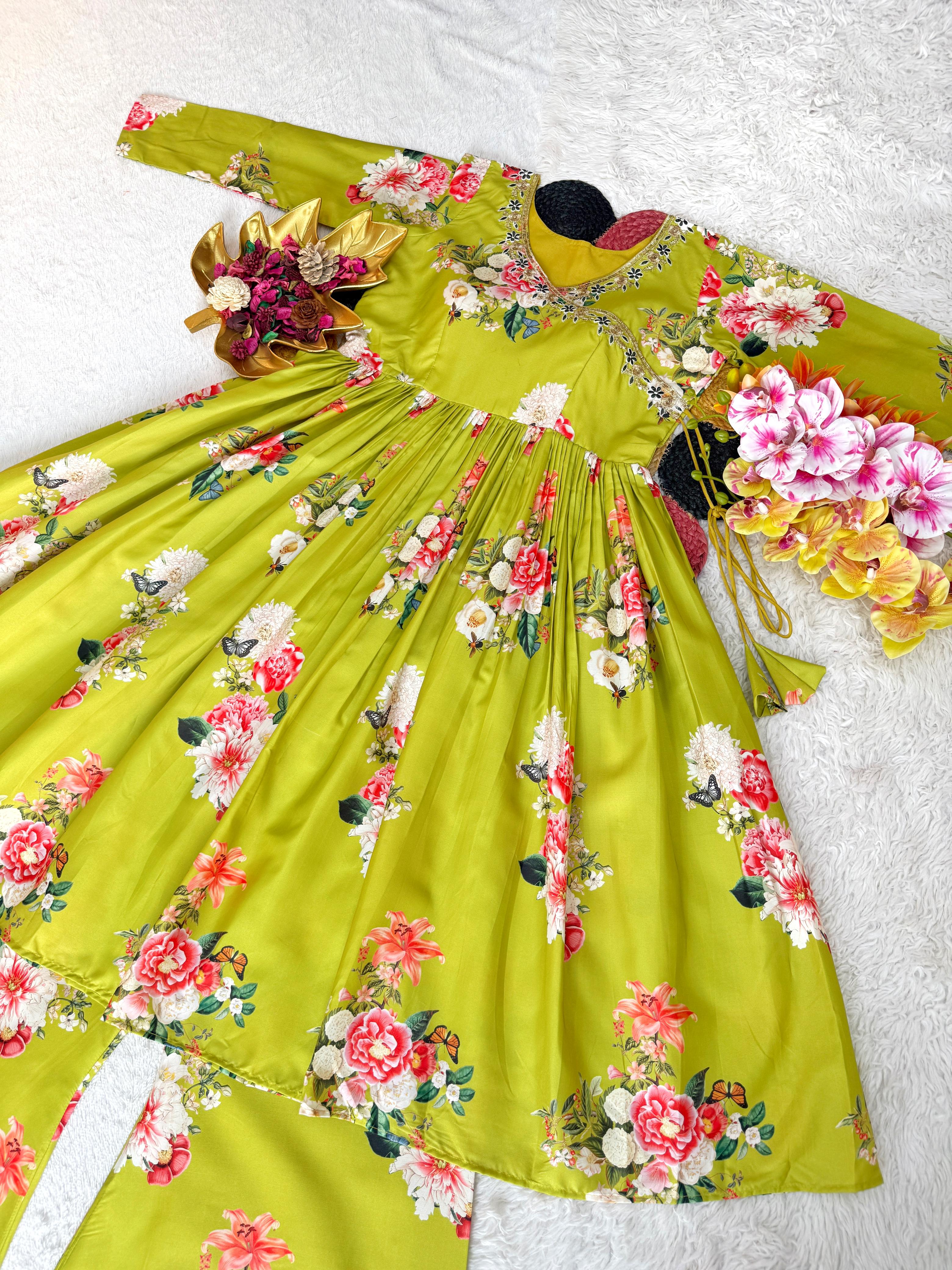 Anarkali Gown with Palazzo