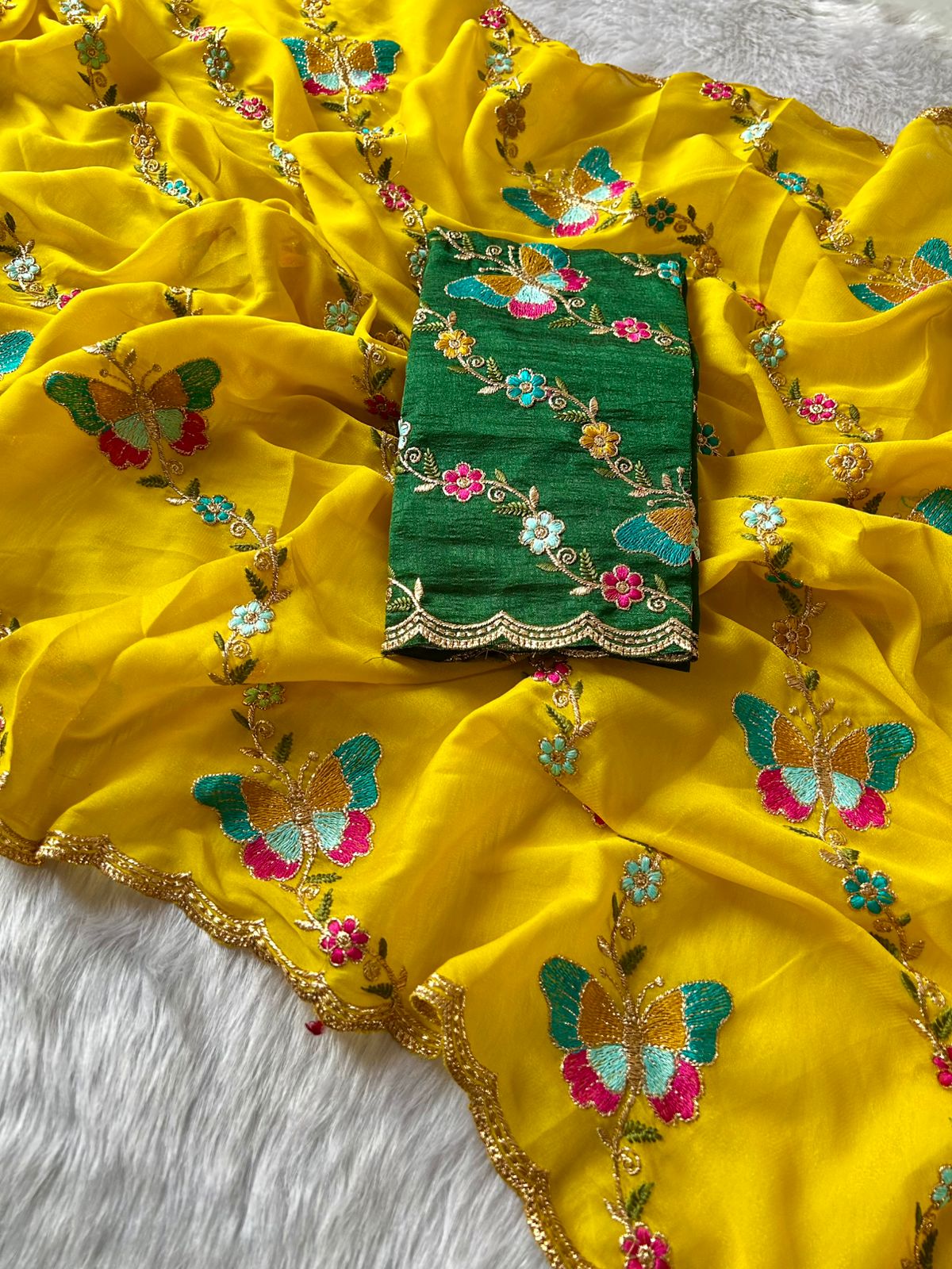 Designer Star Georgette Saree