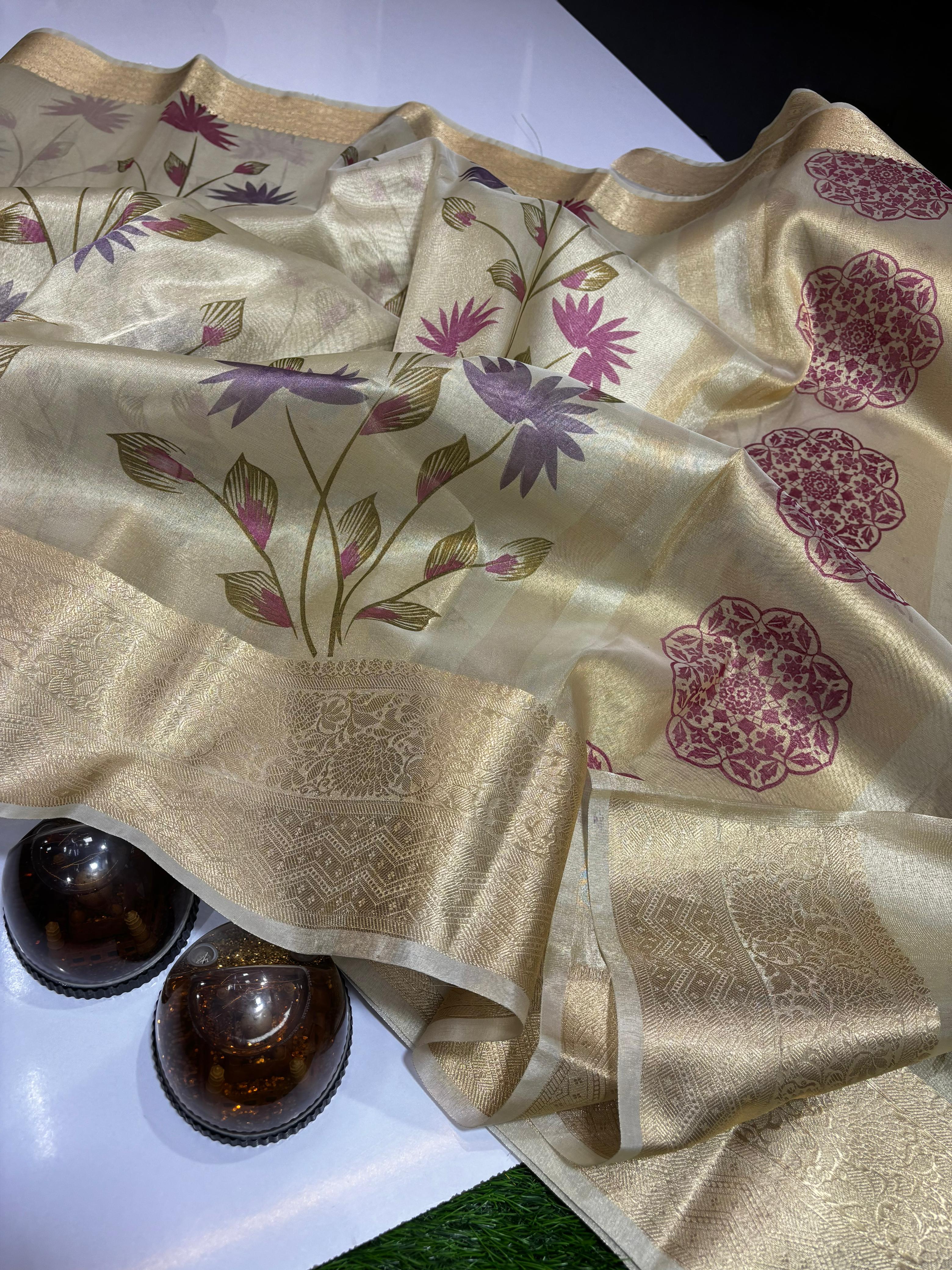 Banarasi Tissue Designer Saree