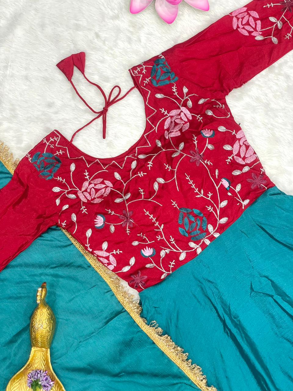 Fully Stitched Chinon Gowns