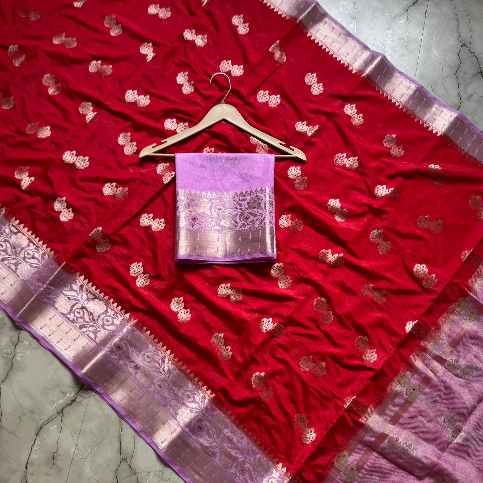 Soft Banarasi Raw Mango Silk Sareea