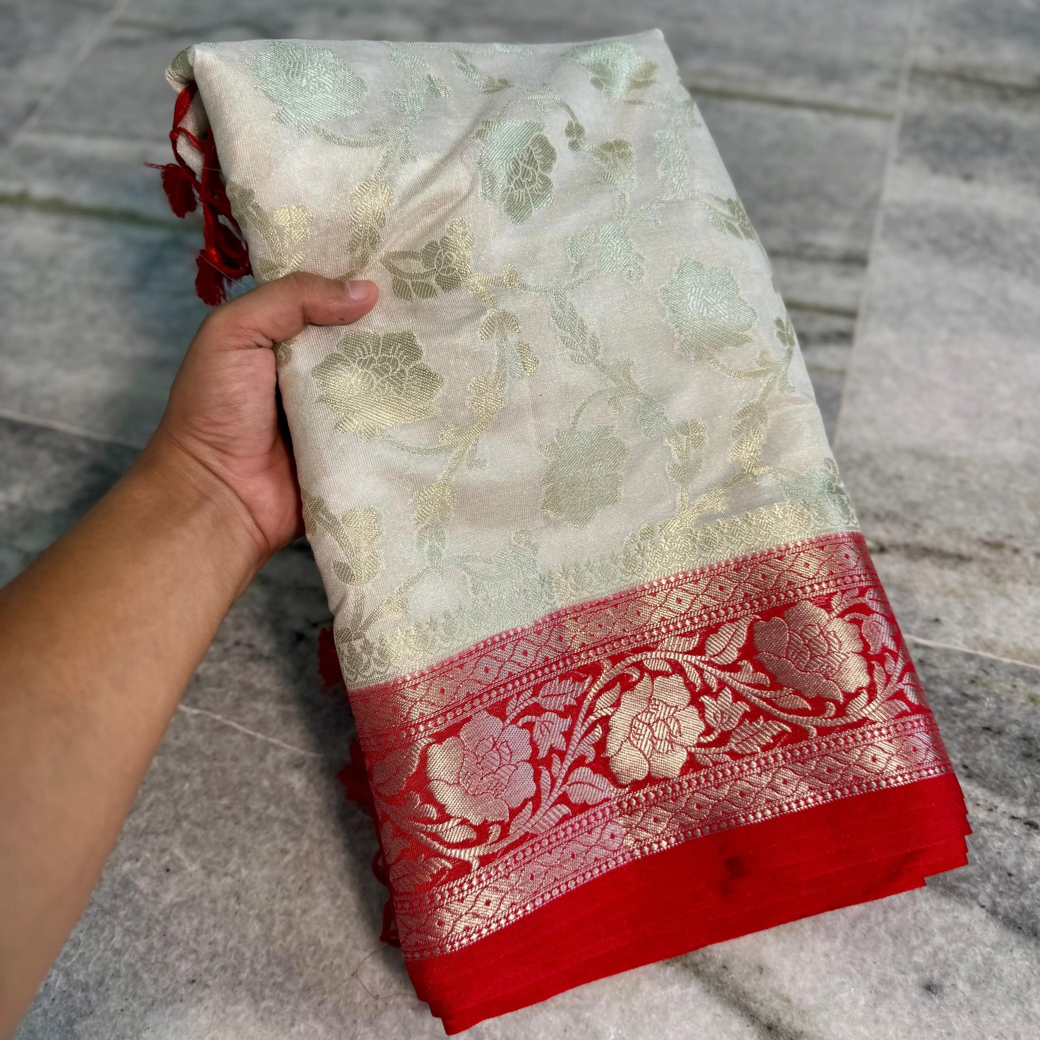 Banarasi Semi Katan Warm Silk Saree