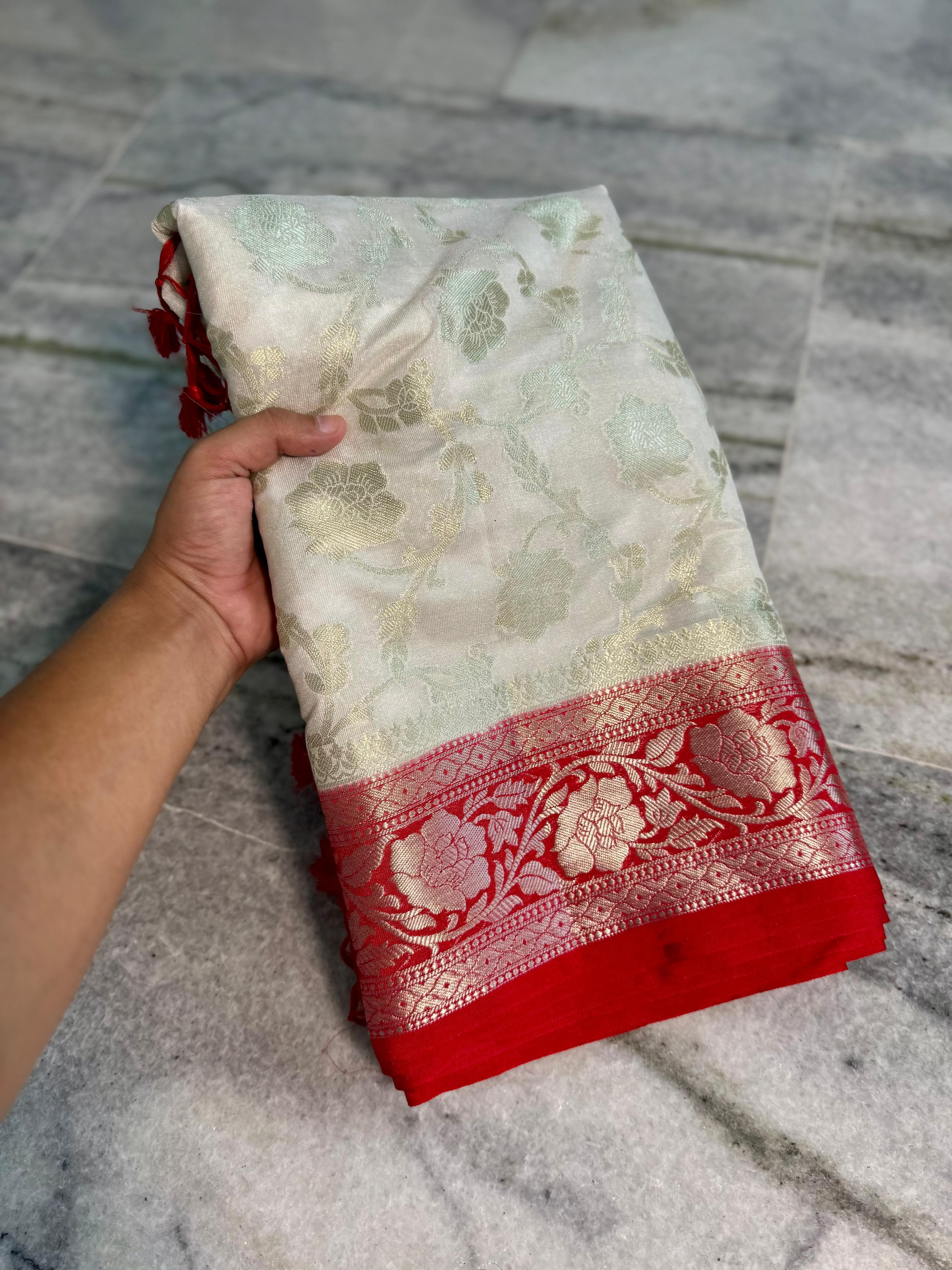 Banarasi Semi Katan Warm Silk Saree