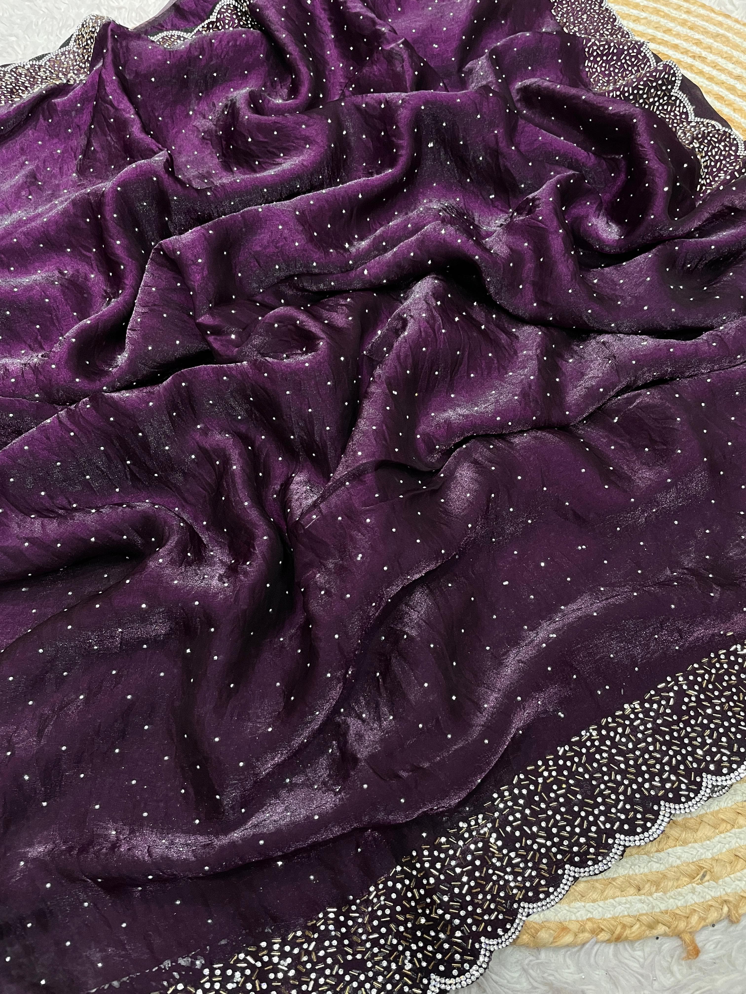 Pure Soft Space Silk Sarees in 20+ Colors