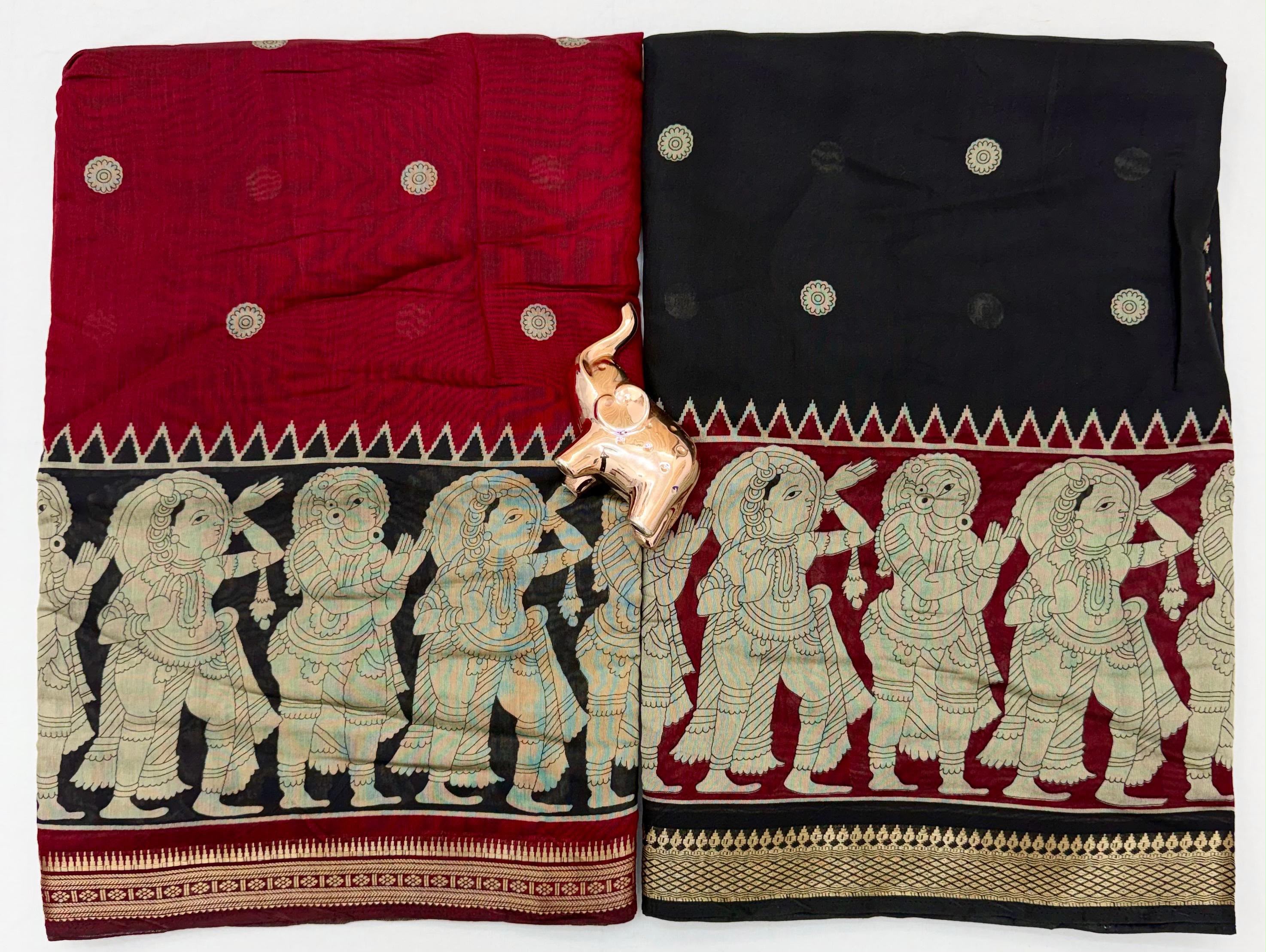 Special Mul Cotton kalamkari Sarees