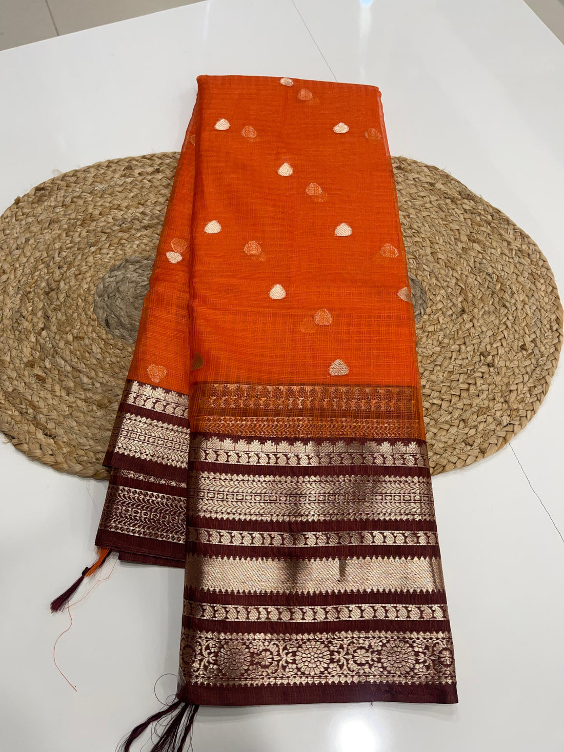 Soft & Light Weight Muslin Checks Sarees