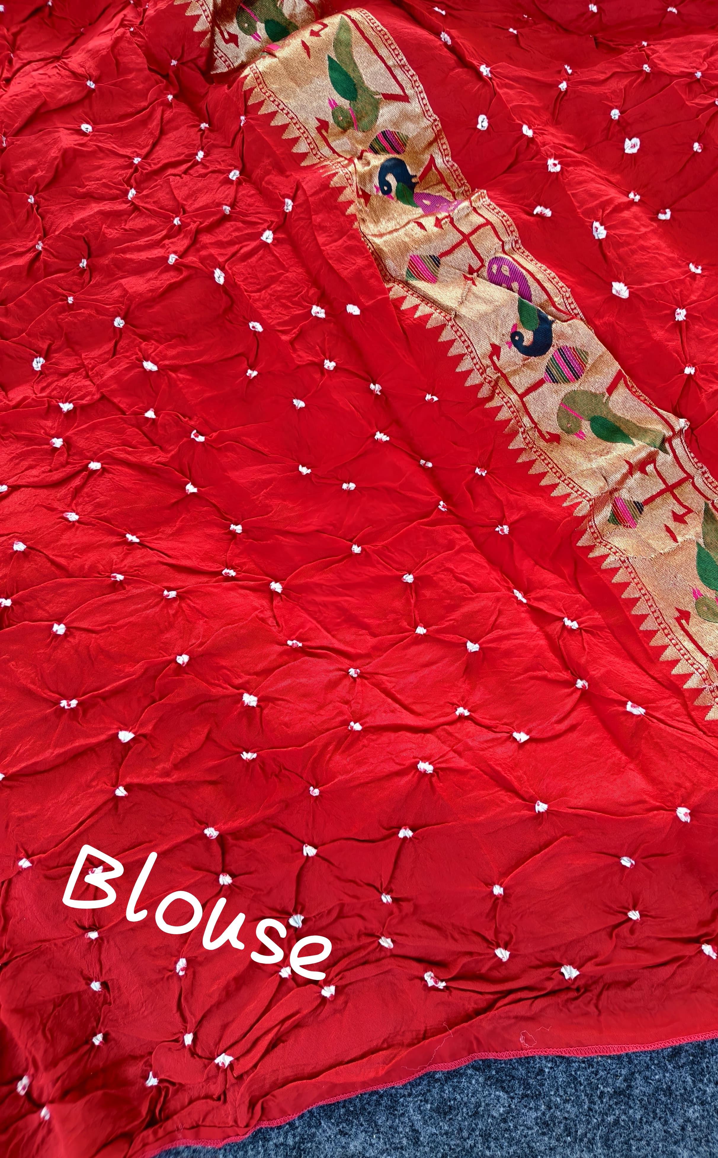 Pure Viscose Bandini with Pythani border