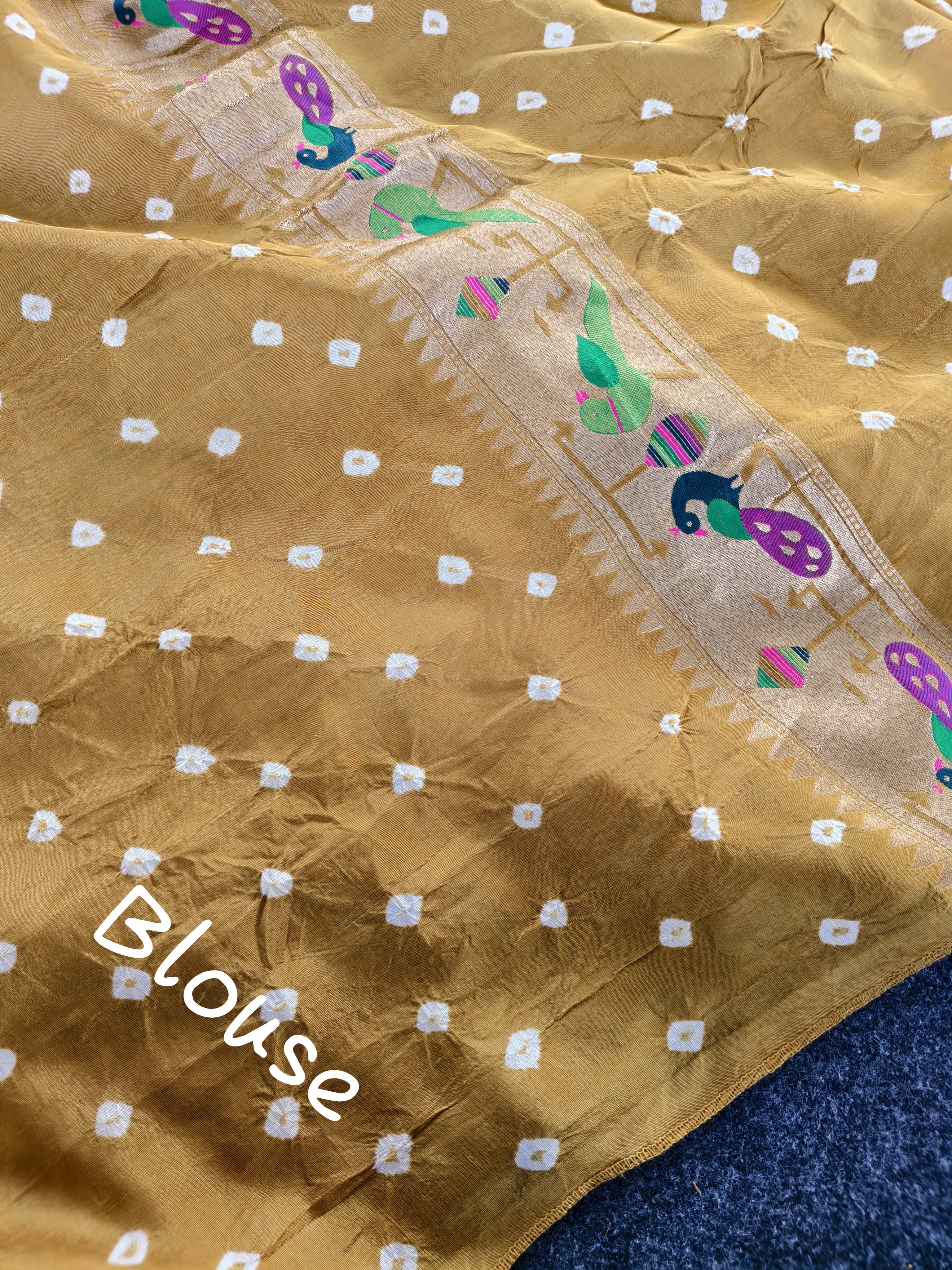 Pure Viscose Bandini with Pythani border