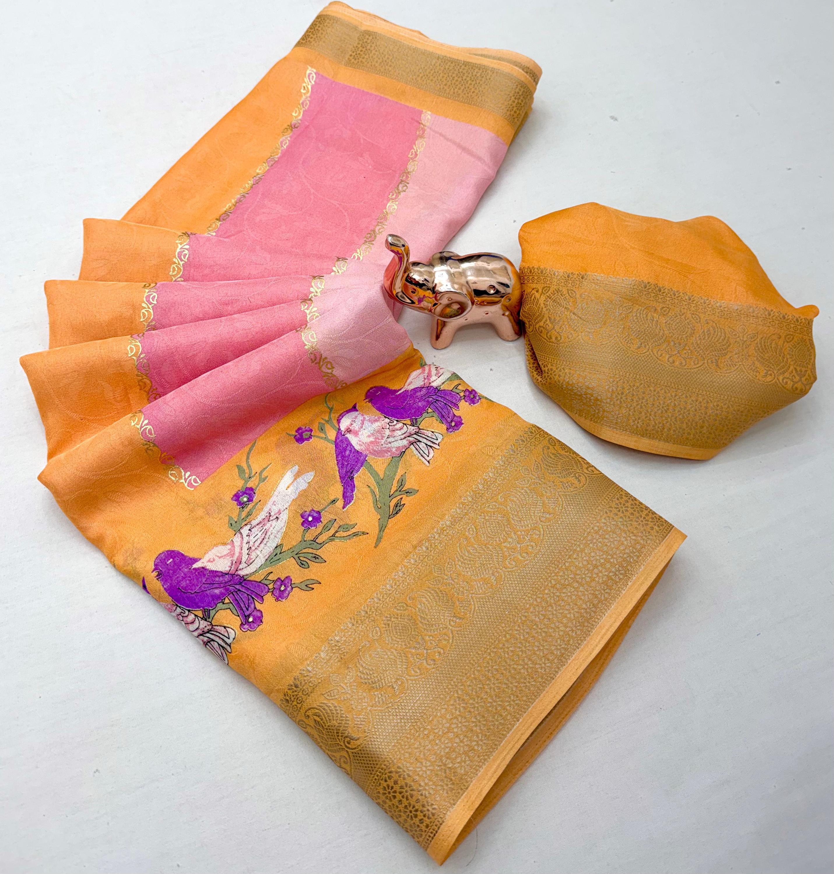 Beautiful Banarasi Georgette Sarees