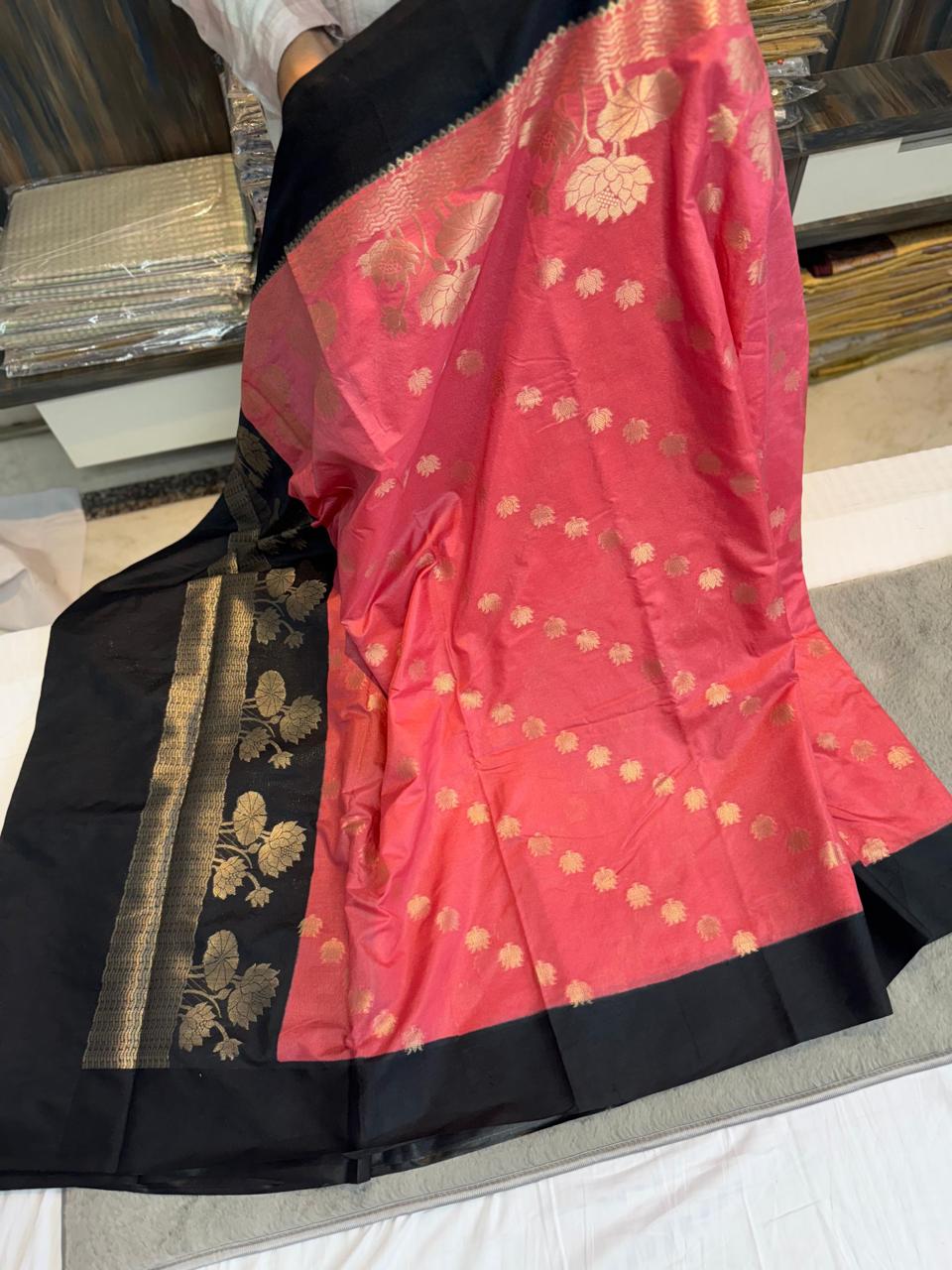 Banarasi Dyble Dupion Soft Silk Sarees