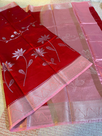 Banarasi Green Mango Sarees