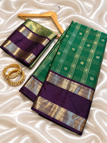 Premium Banarasi Soft Katan Silk Saree