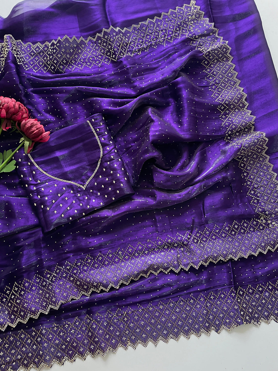 Jimmy Choo Sarees with Premium Diamond Work