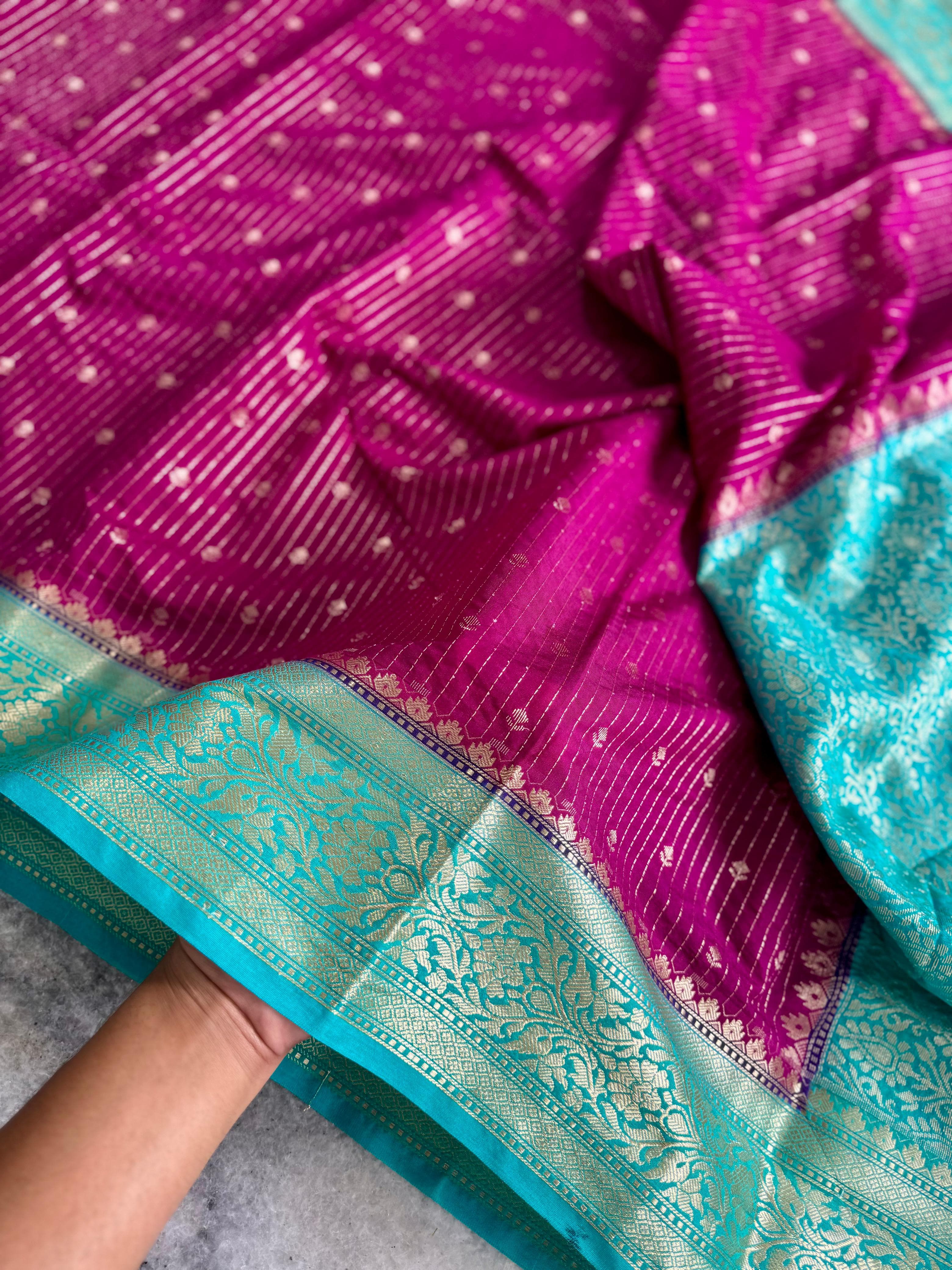 Soft Banarasi Chiniya Silk Saree