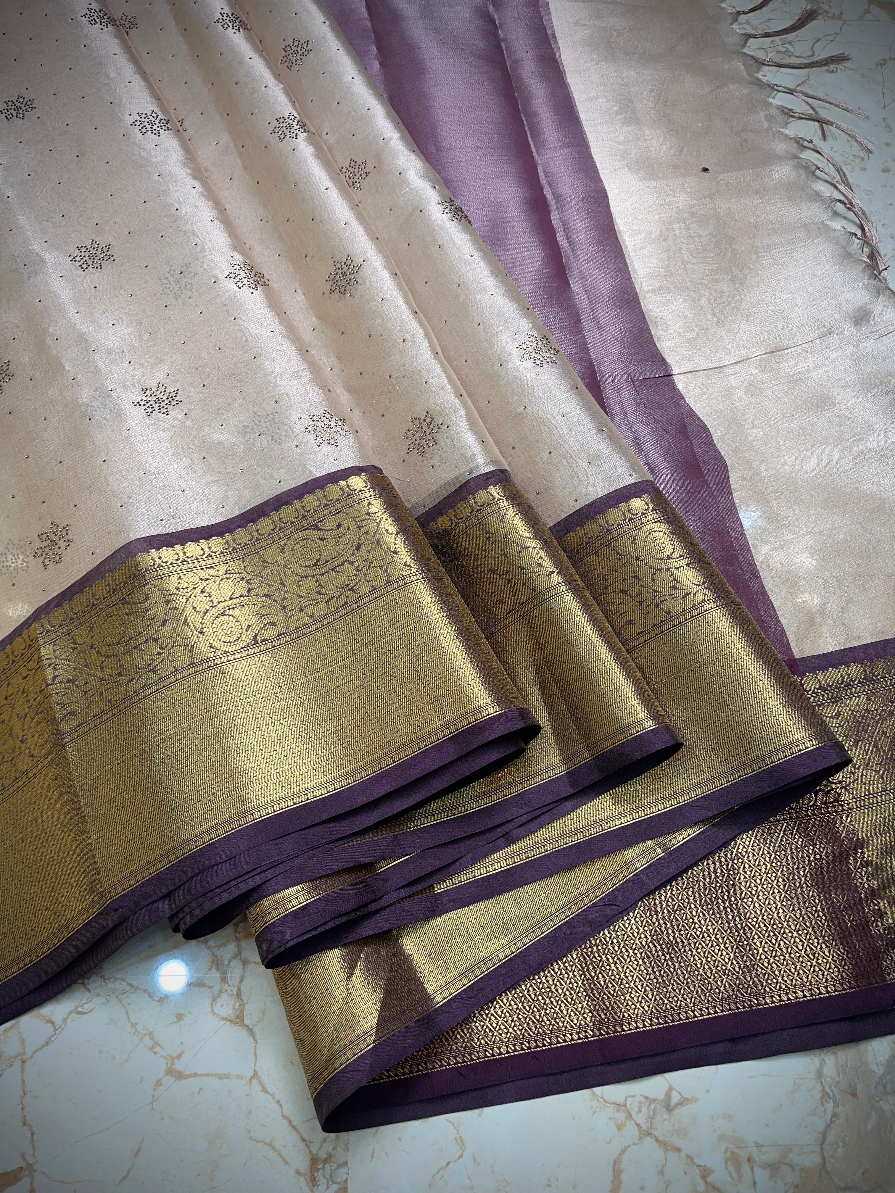 Soft Banarasi Tissue Silk Saree