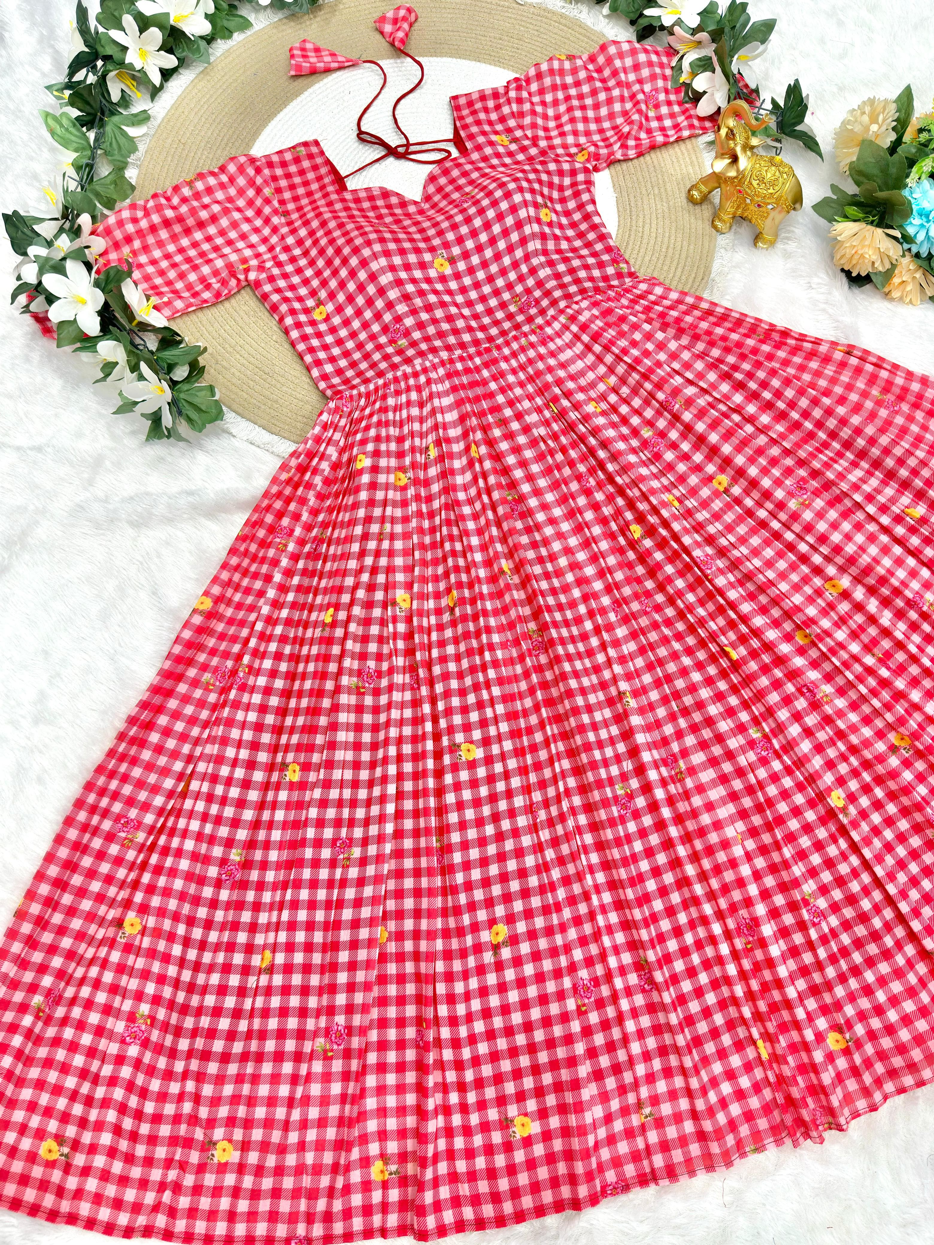 Pure Mul cotton floral frocks