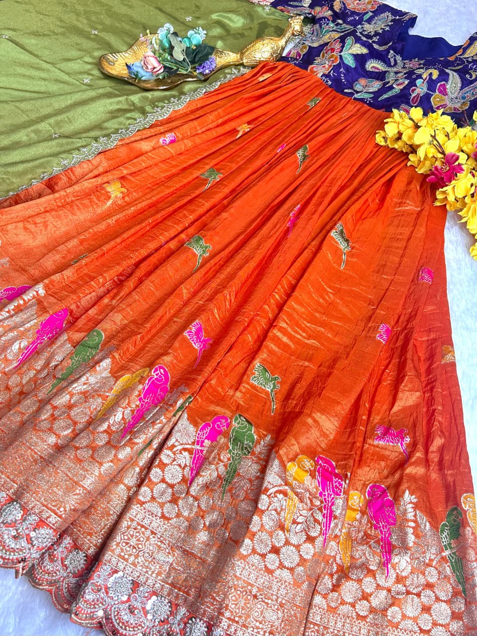 Party Wear Gown with Dupatta