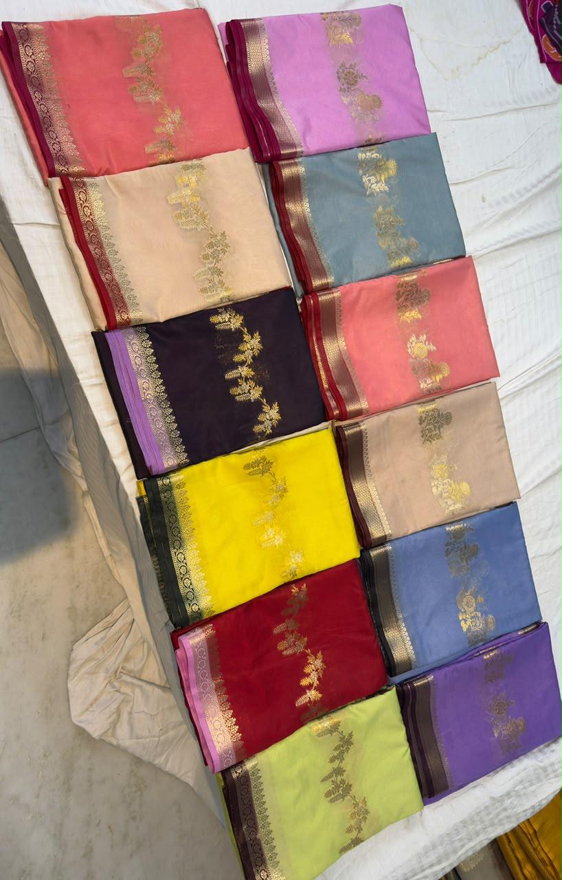 Premium Banarasi Soft Silk Sarees