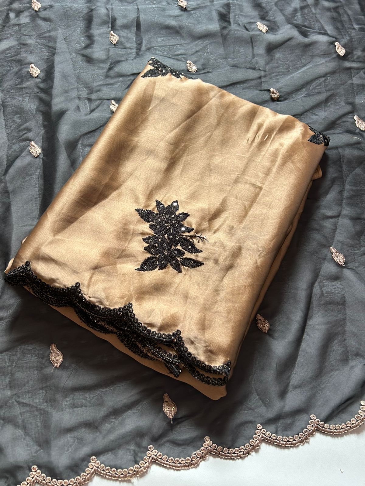 Rangoli Saree with Embroidery & Sequence Work