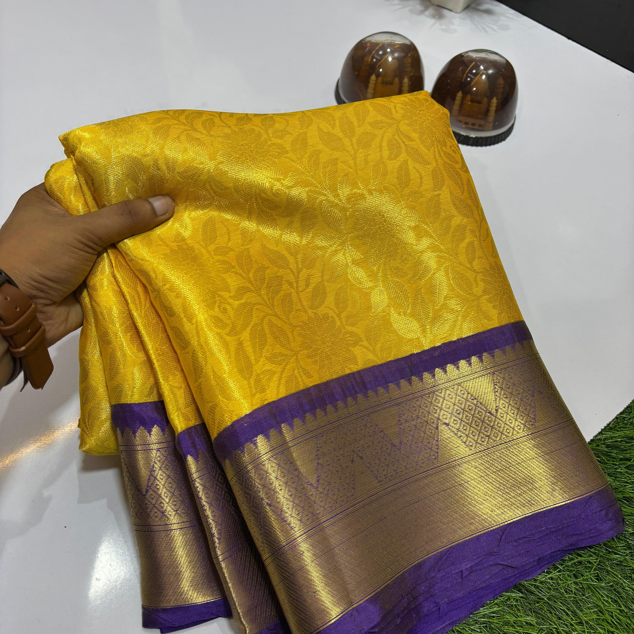 Pure Banarasi Soft Tissue Silk Saree