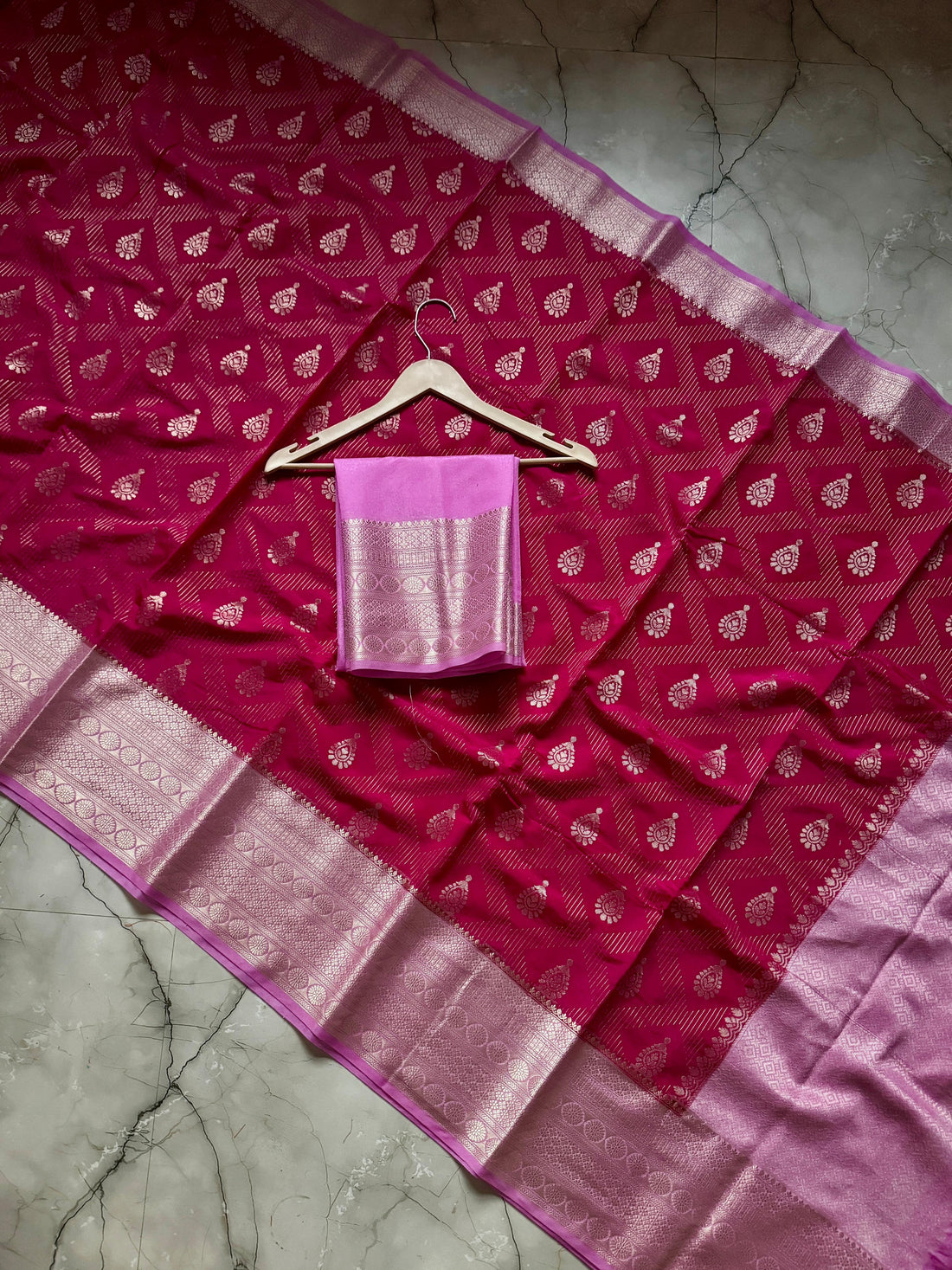 Banarasi Handloom Chiniya Silk