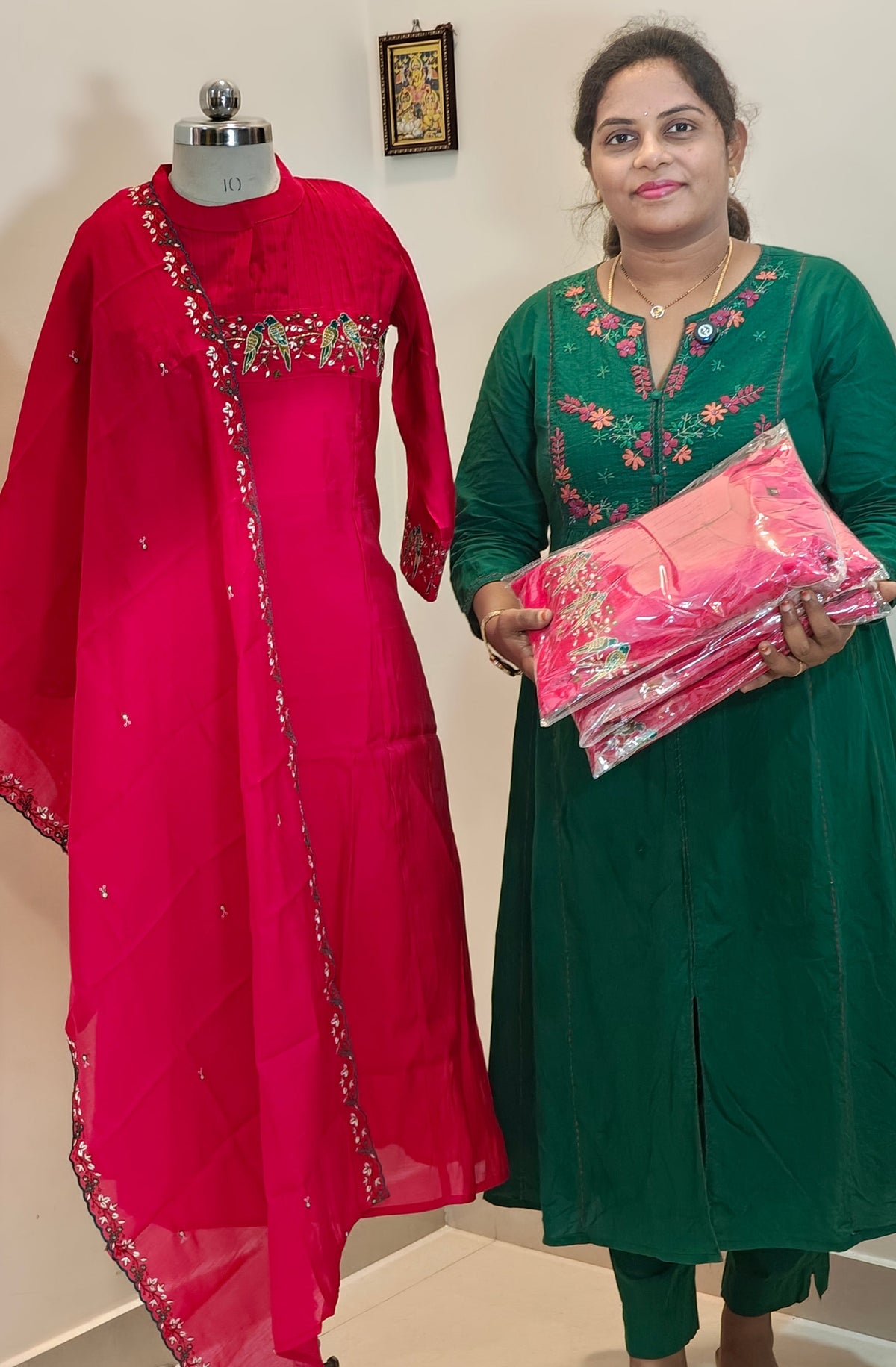 Premium Mul Chanderi 3 Piece Set