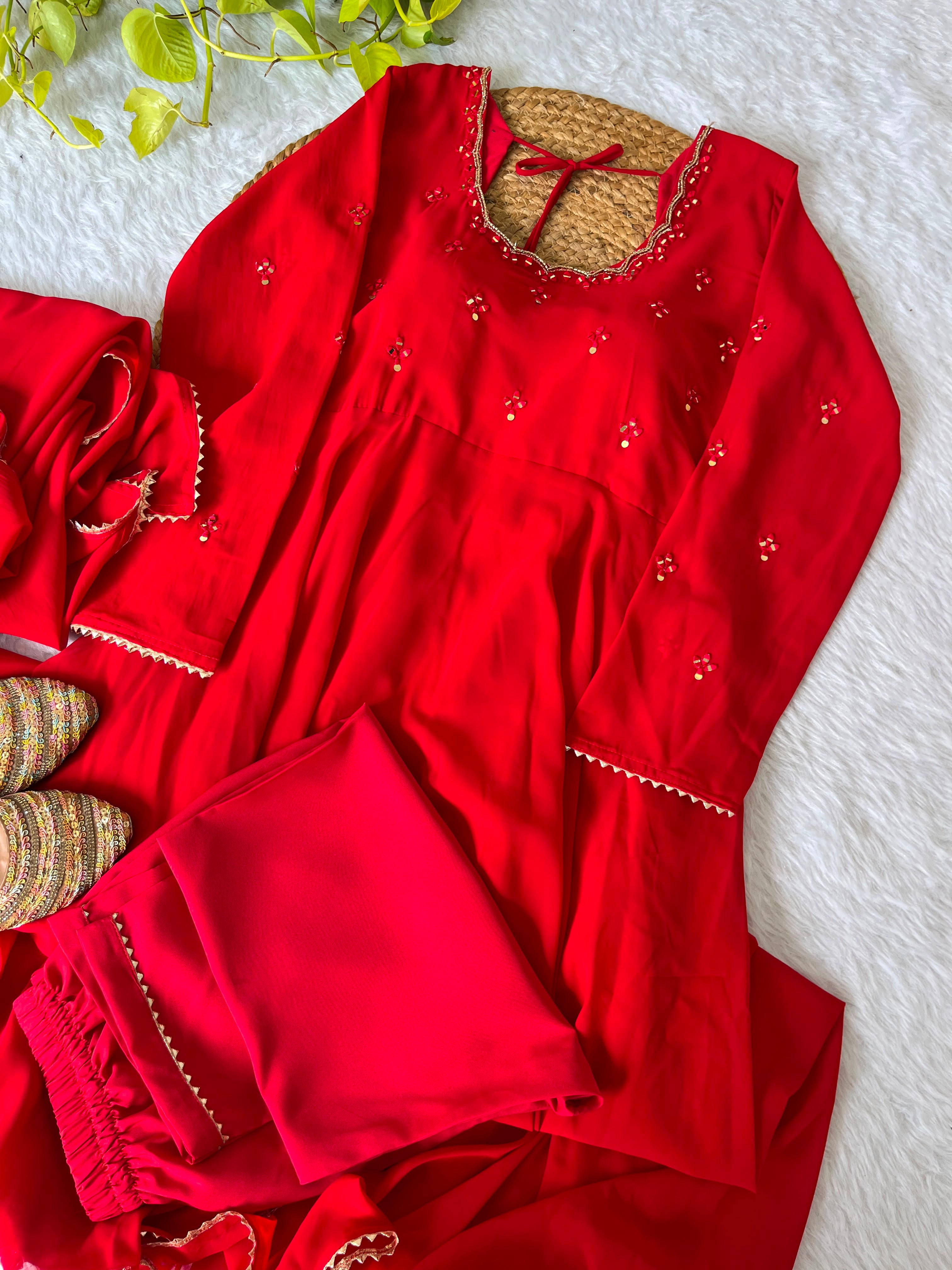 Georgette Anarkali Dress