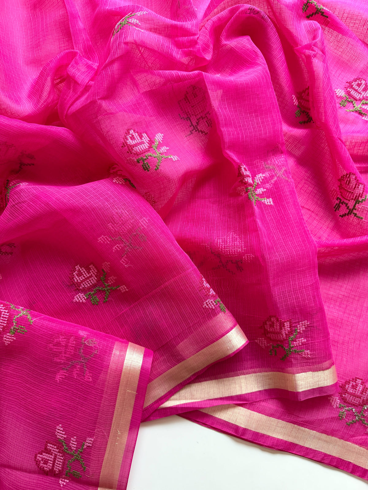Soft Kota Doriya Silk Sarees