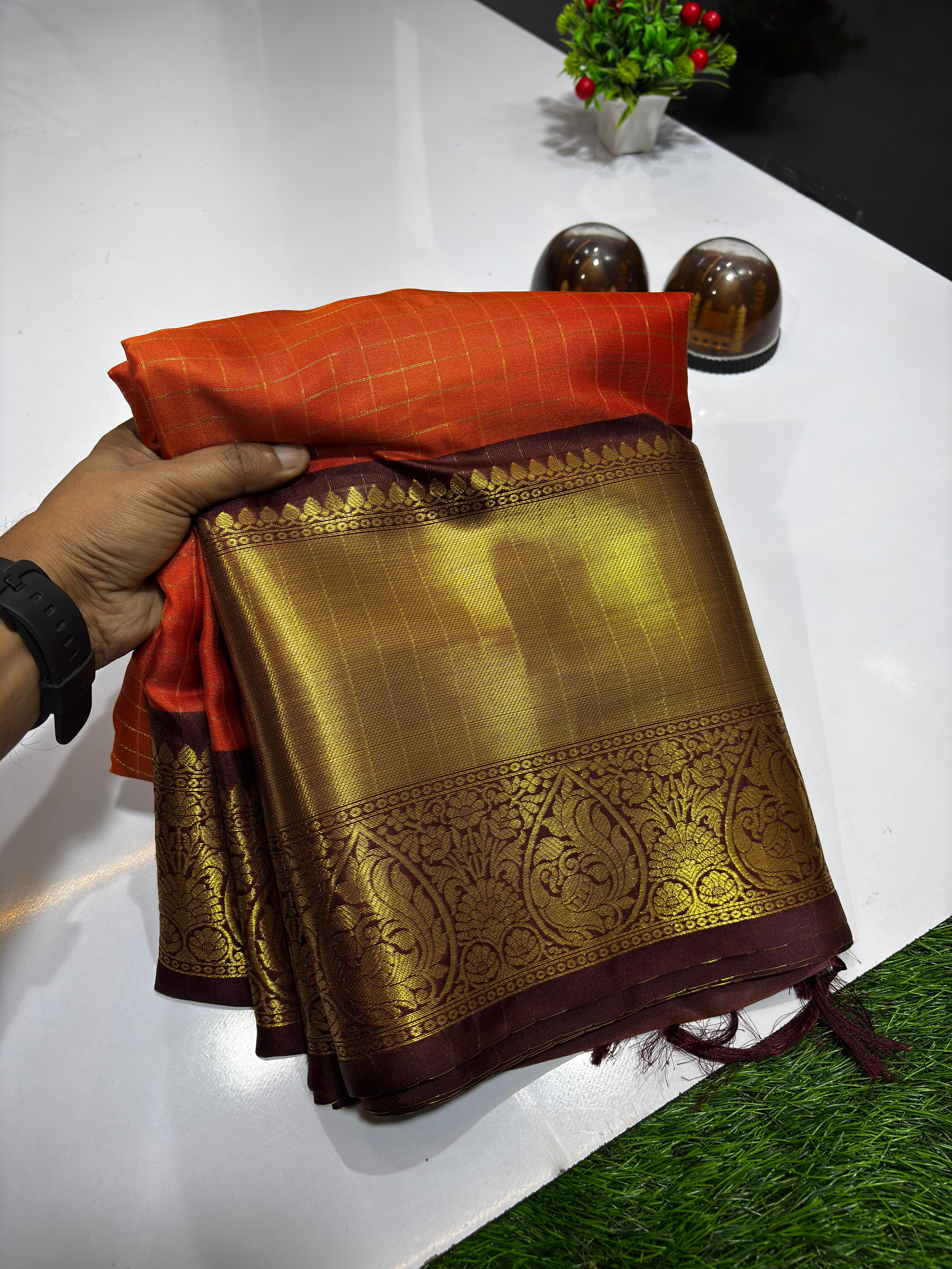 Premium Banarasi Soft Silk Saree