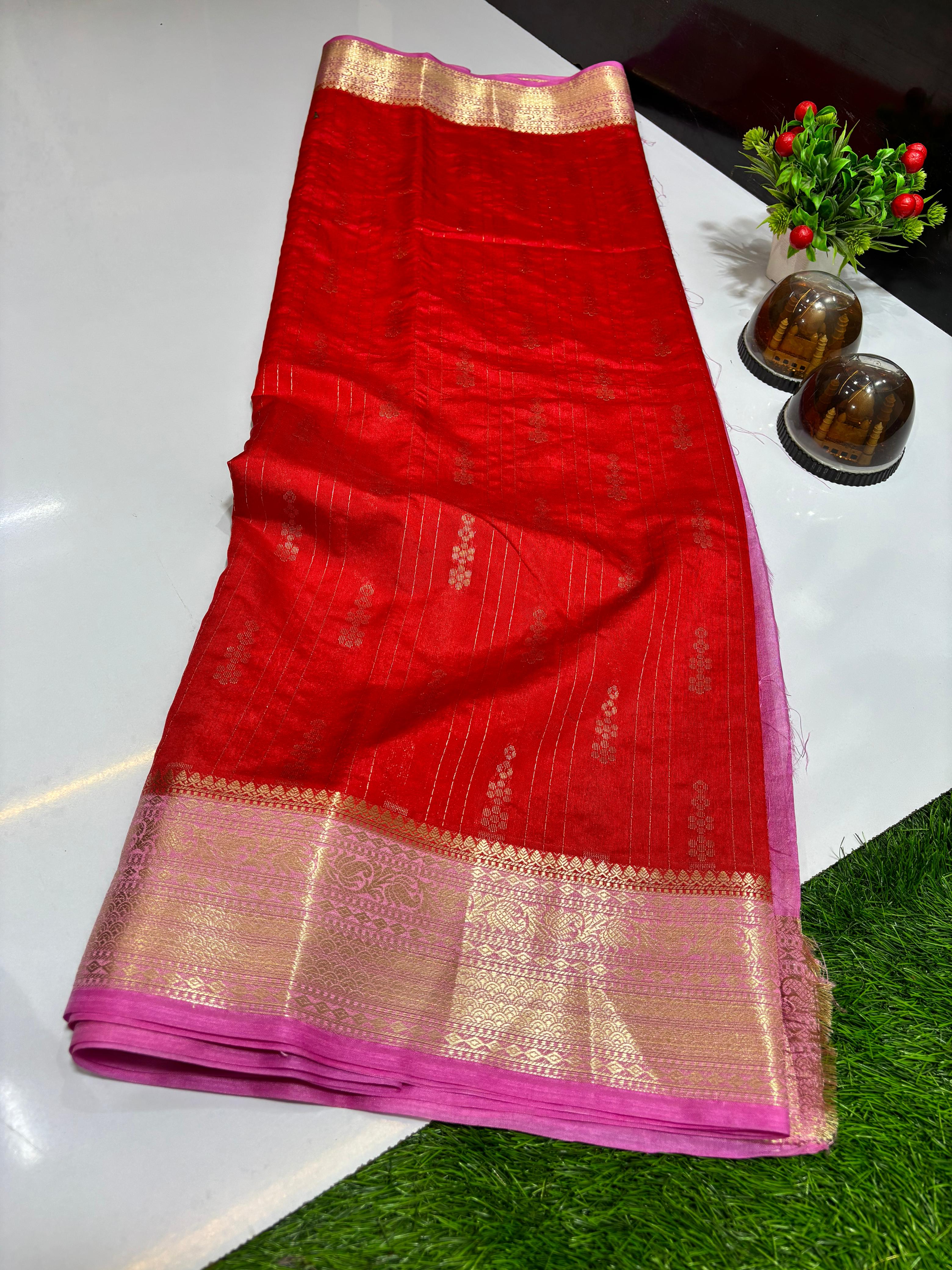 Banarasi Chiniya Soft Silk Saree
