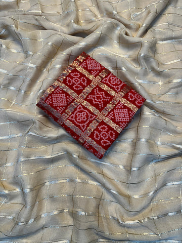 Soft Viscose Saree with Designer Blouse