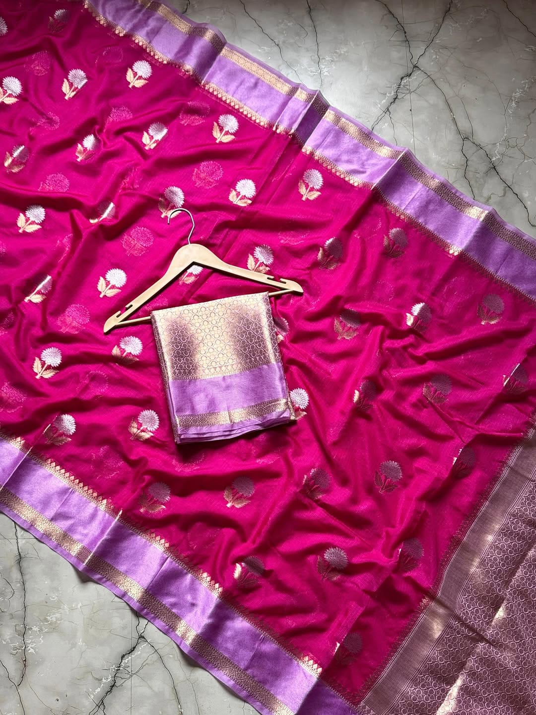Handloom Soft Raw Mango Saree