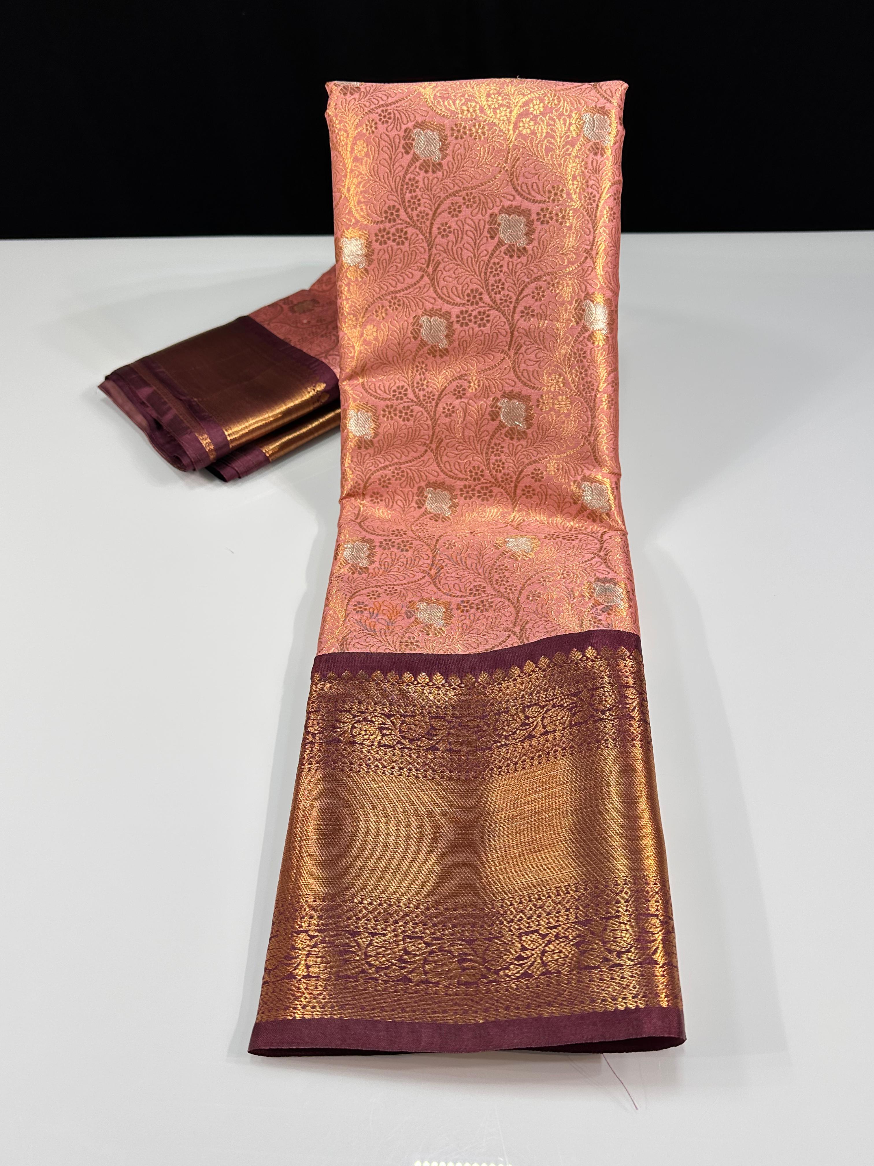 Light Weight Semi Kanchipattu Sarees