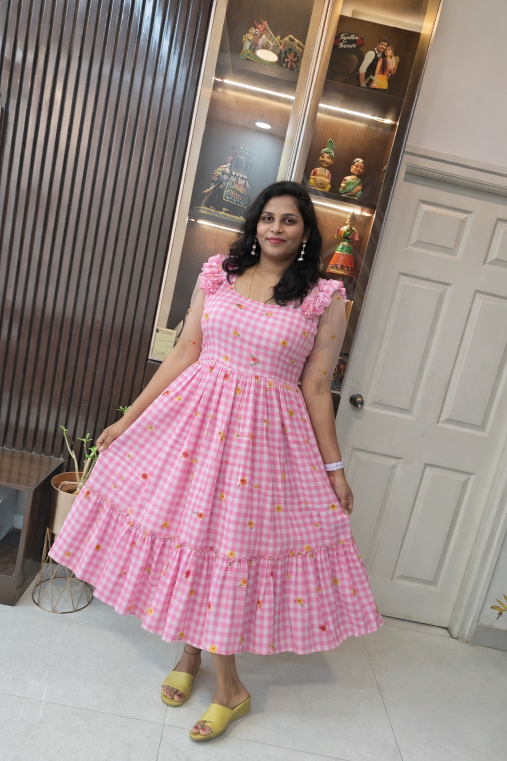 Pure Mul cotton floral frocks