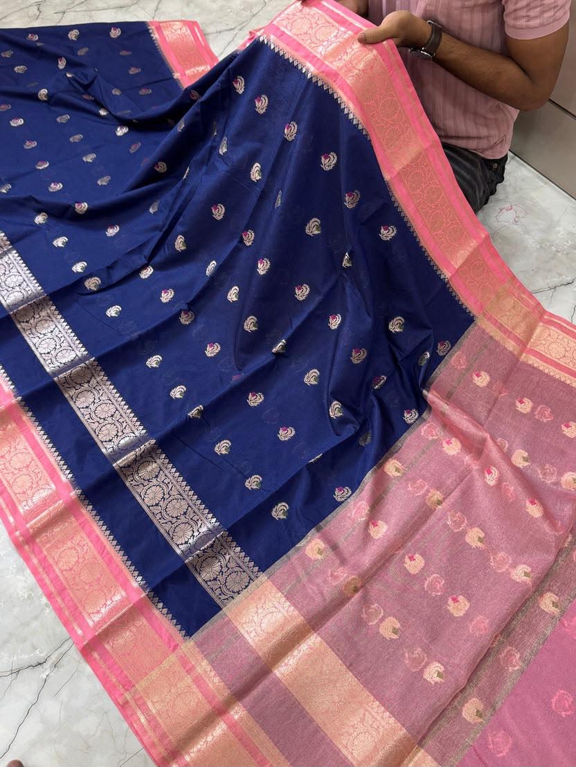 Premium Soft Banarasi Sarees with unique border
