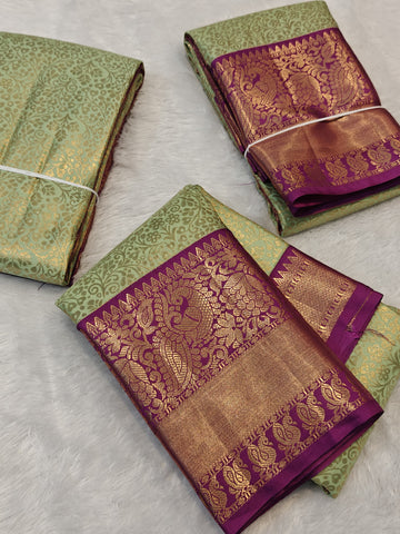Premium Quality Semi Kanchipattu Saree