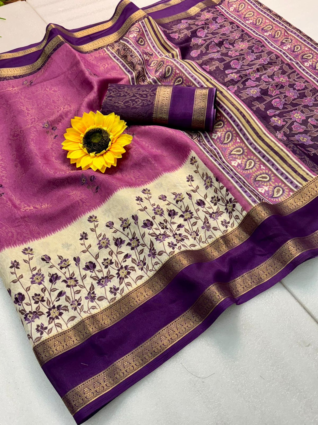 Soft Handloom Inspired Kalamkari Sarees
