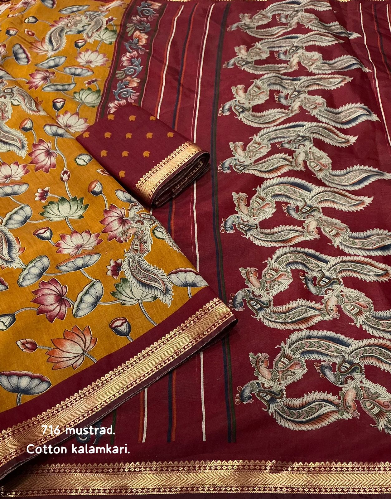Soft Cotton Style Kalamkari Sarees