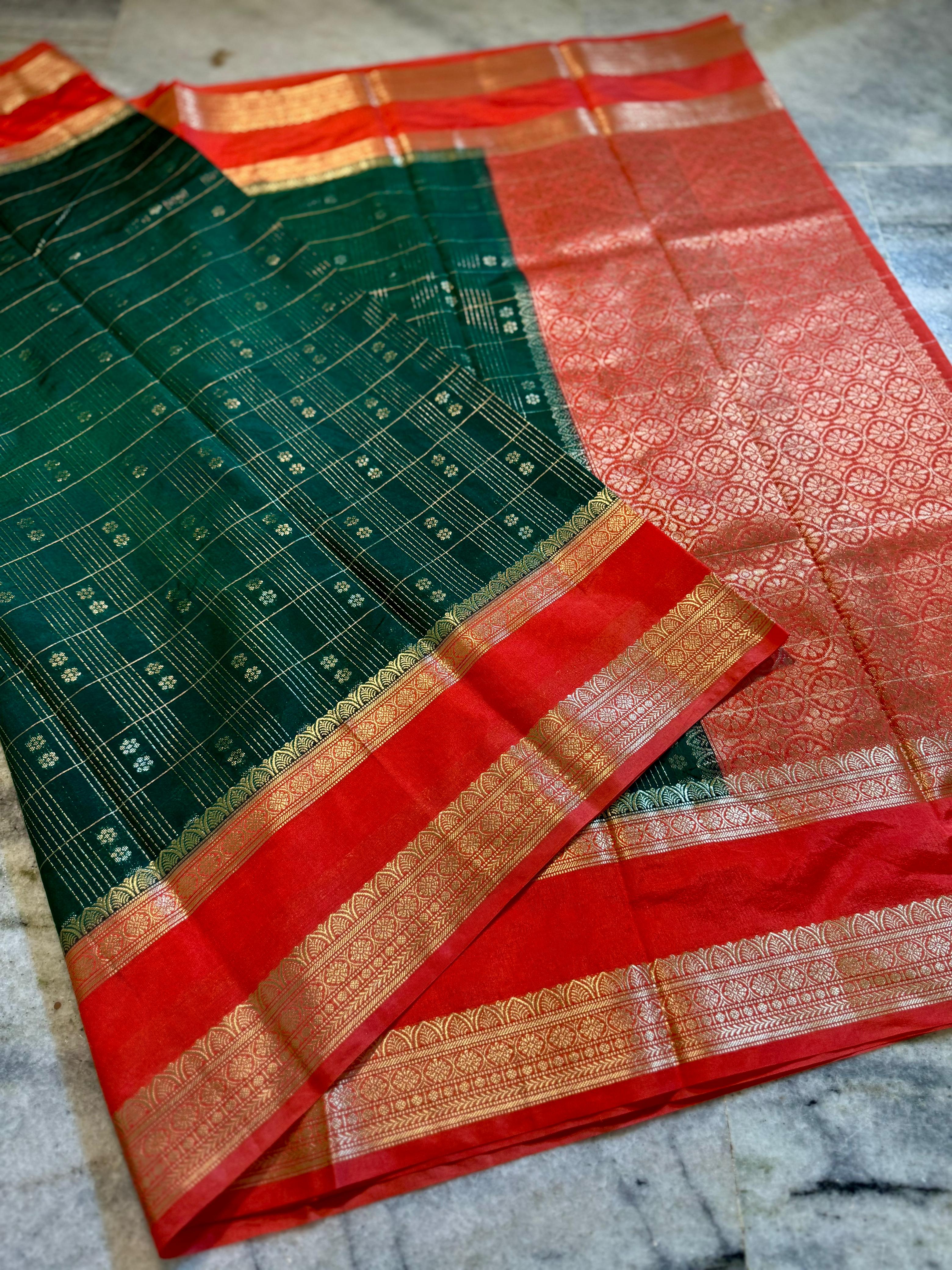 Banarasi Semi Chiniya Pattu sarees