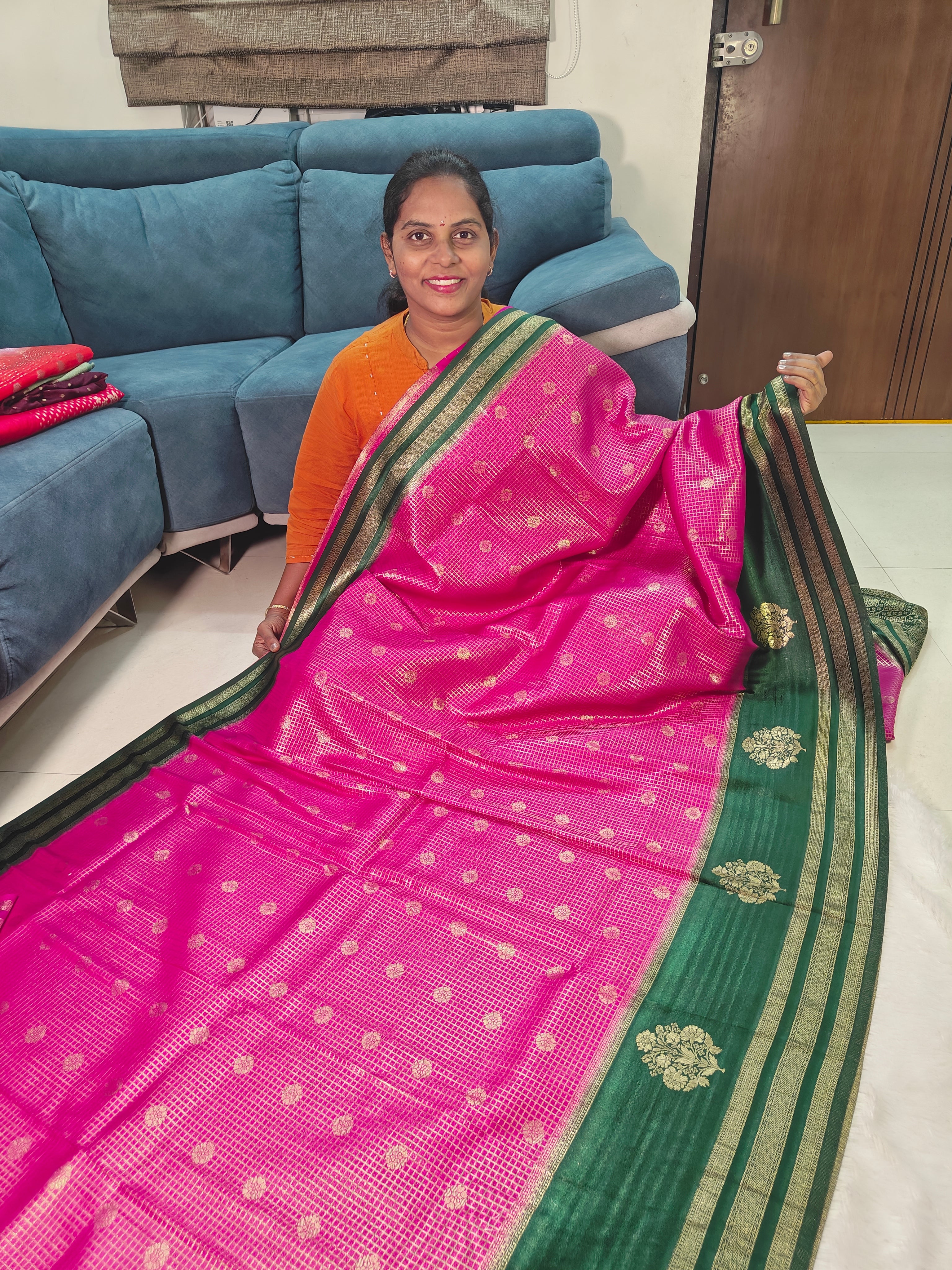 Vintage Banarasi Khaddi Georgette Saree