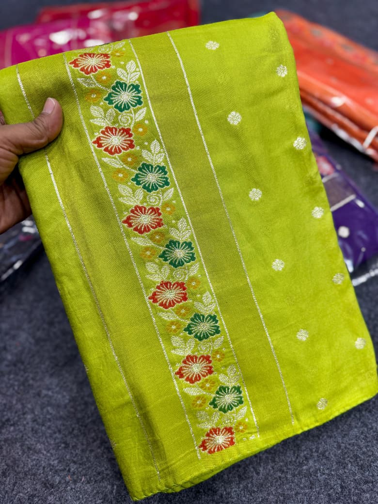 Pure Soft Russian Silk Sarees