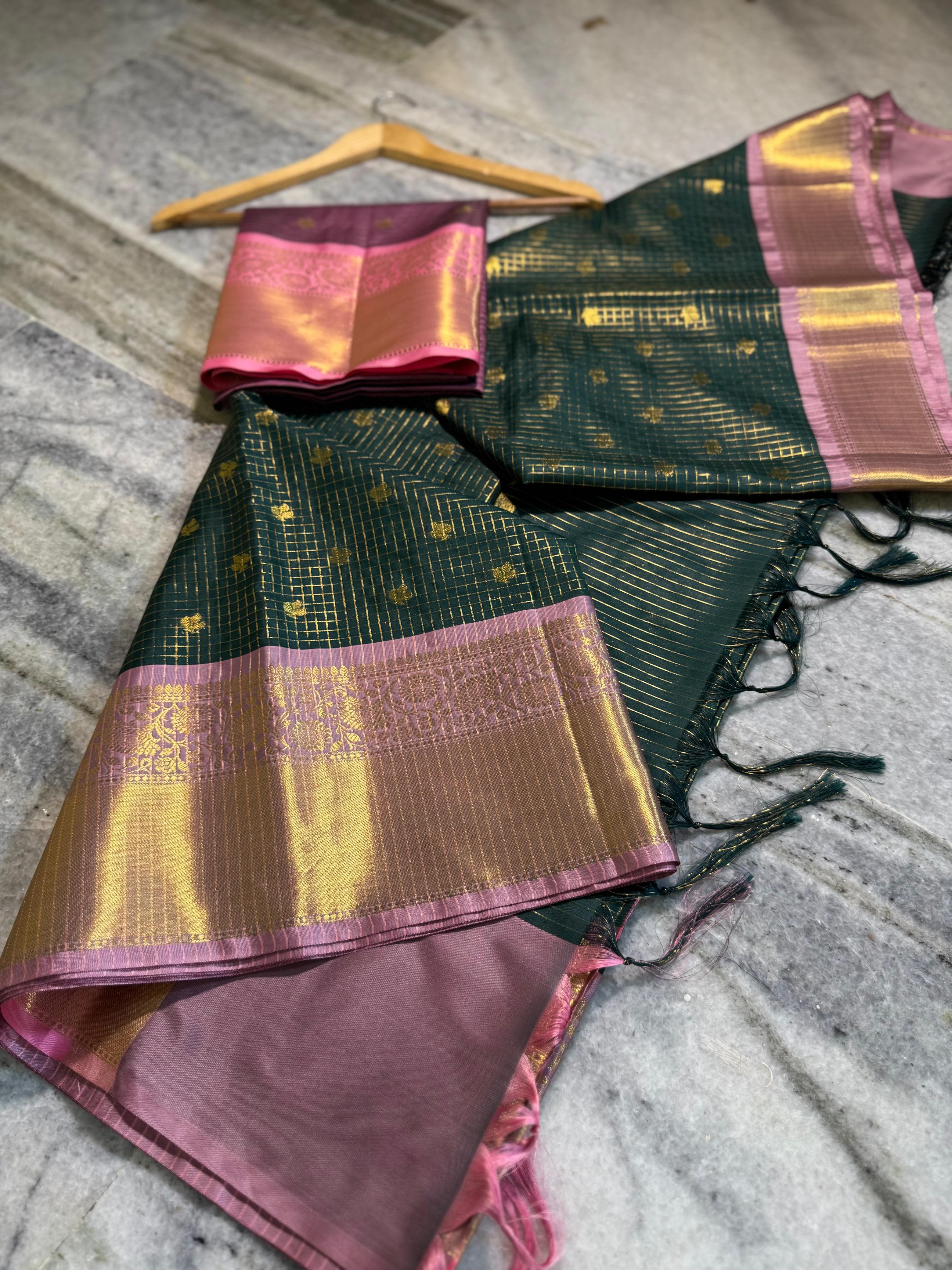 Banarasi Semi Katan Soft Silk Saree