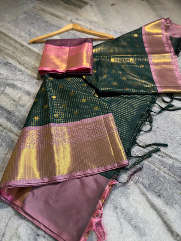 Banarasi Semi Katan Soft Silk Saree