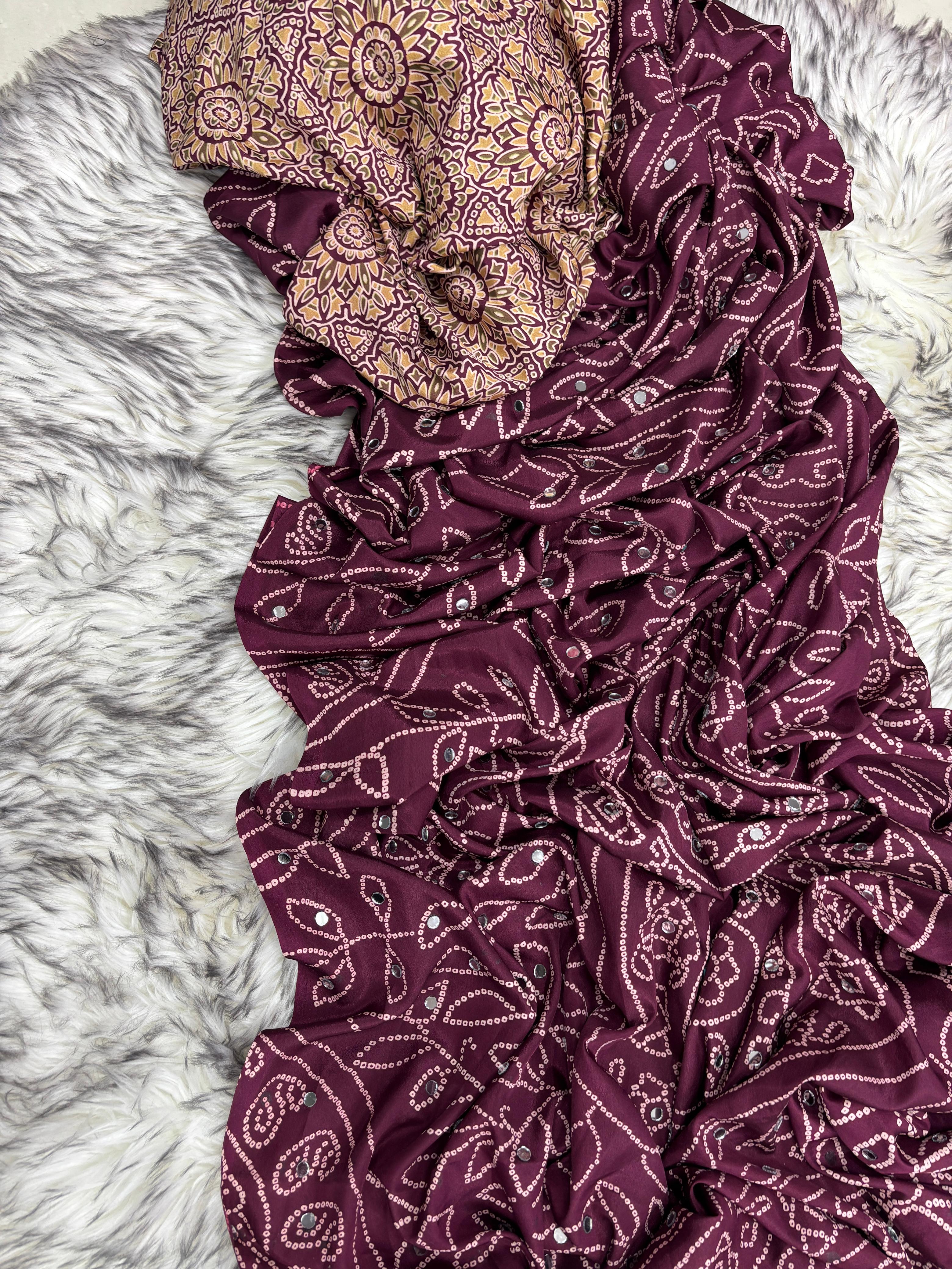 Pure Arjakh Sartin Viscouse Silk Sarees