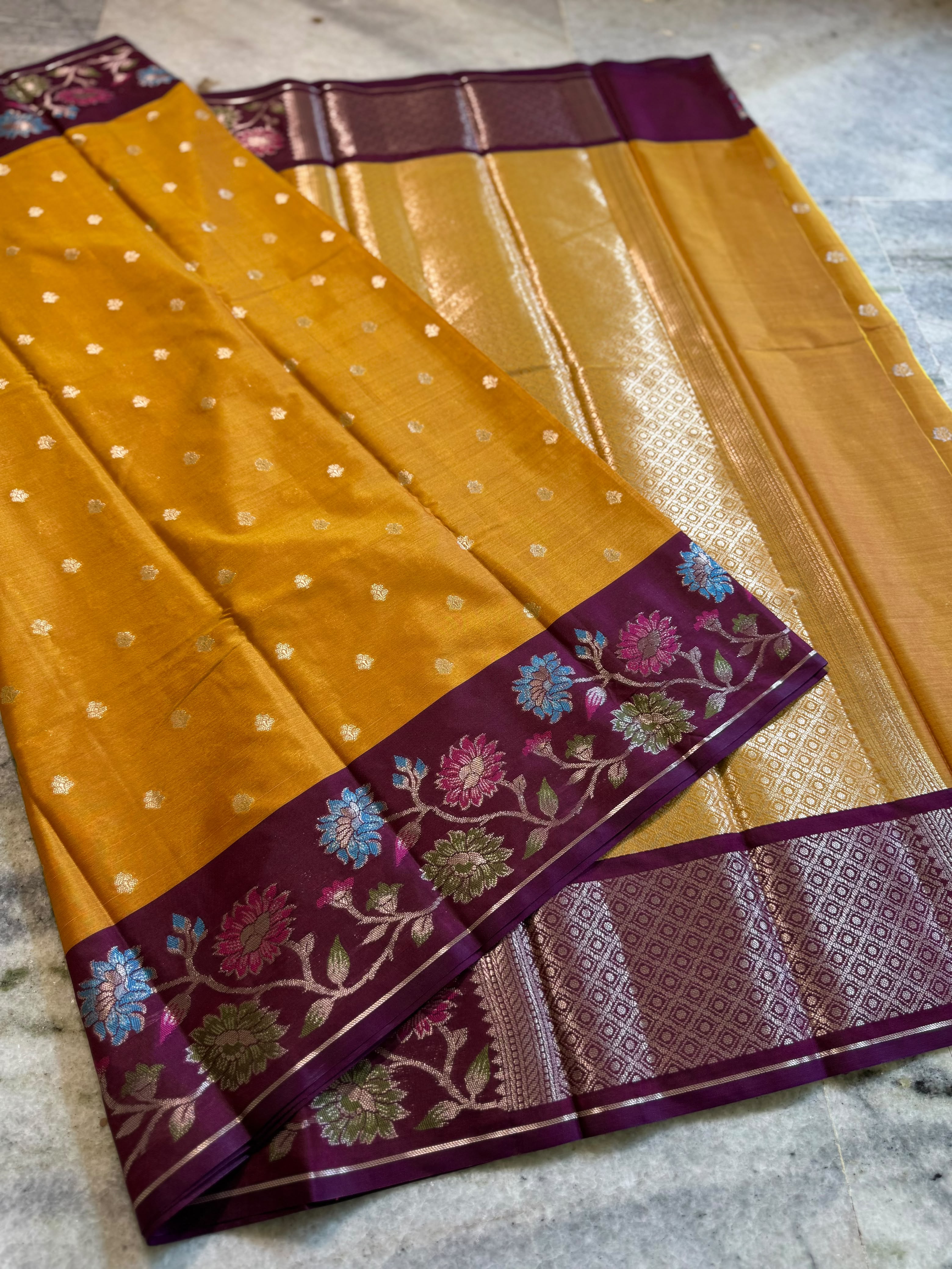 Soft Banarasi Semi Katan Silk Saree