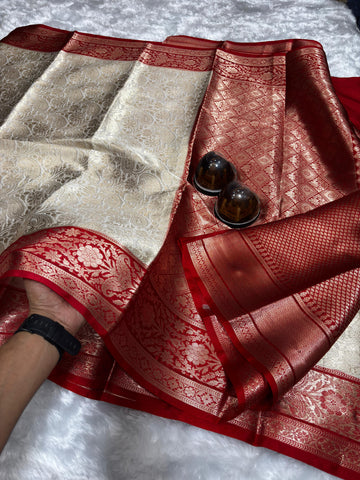 PREMIUM BANARASI DYBLE DUPIYAN SOFT SILK SAREE