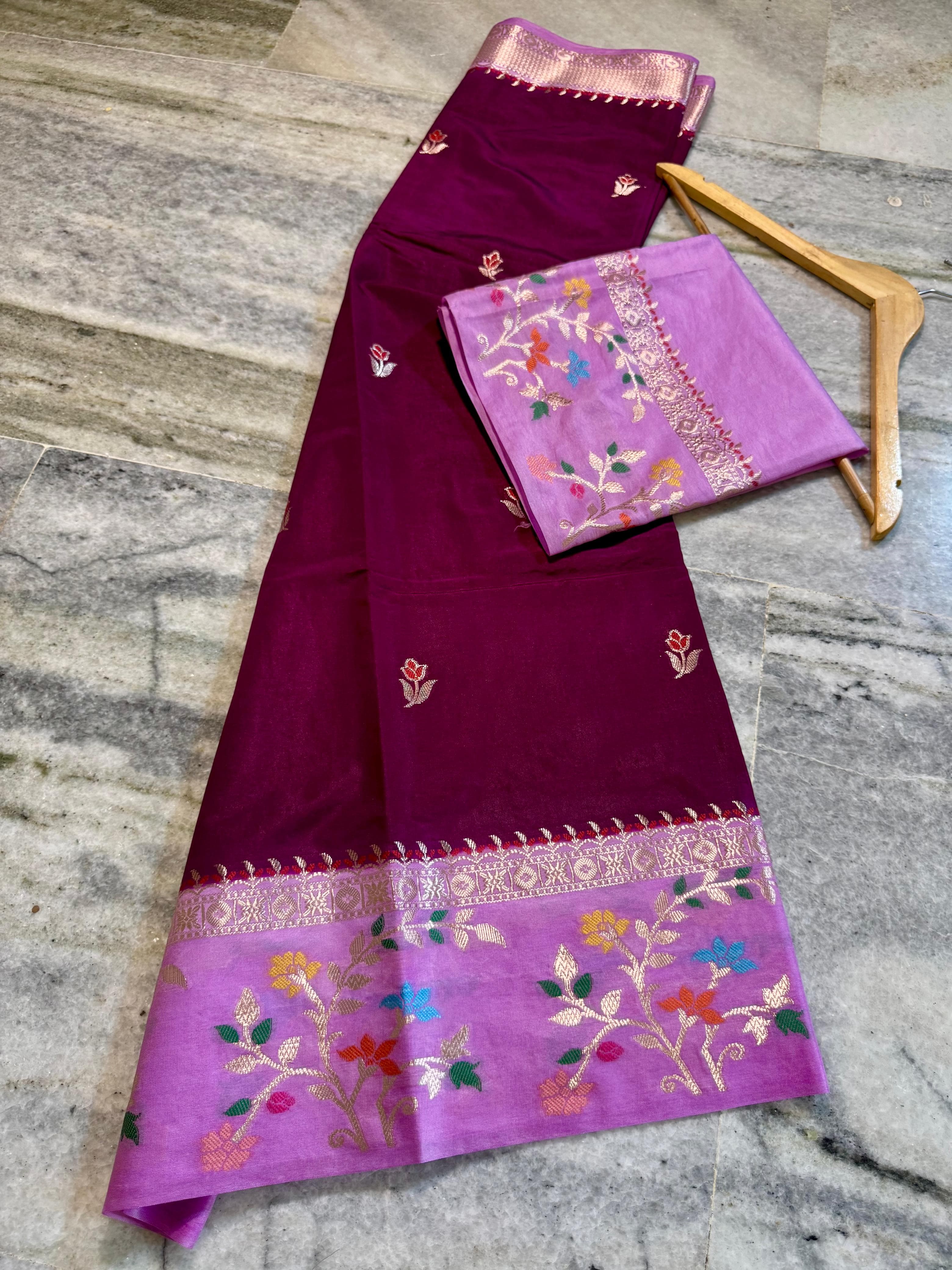 Soft Banarasi Katan Silk Sarees